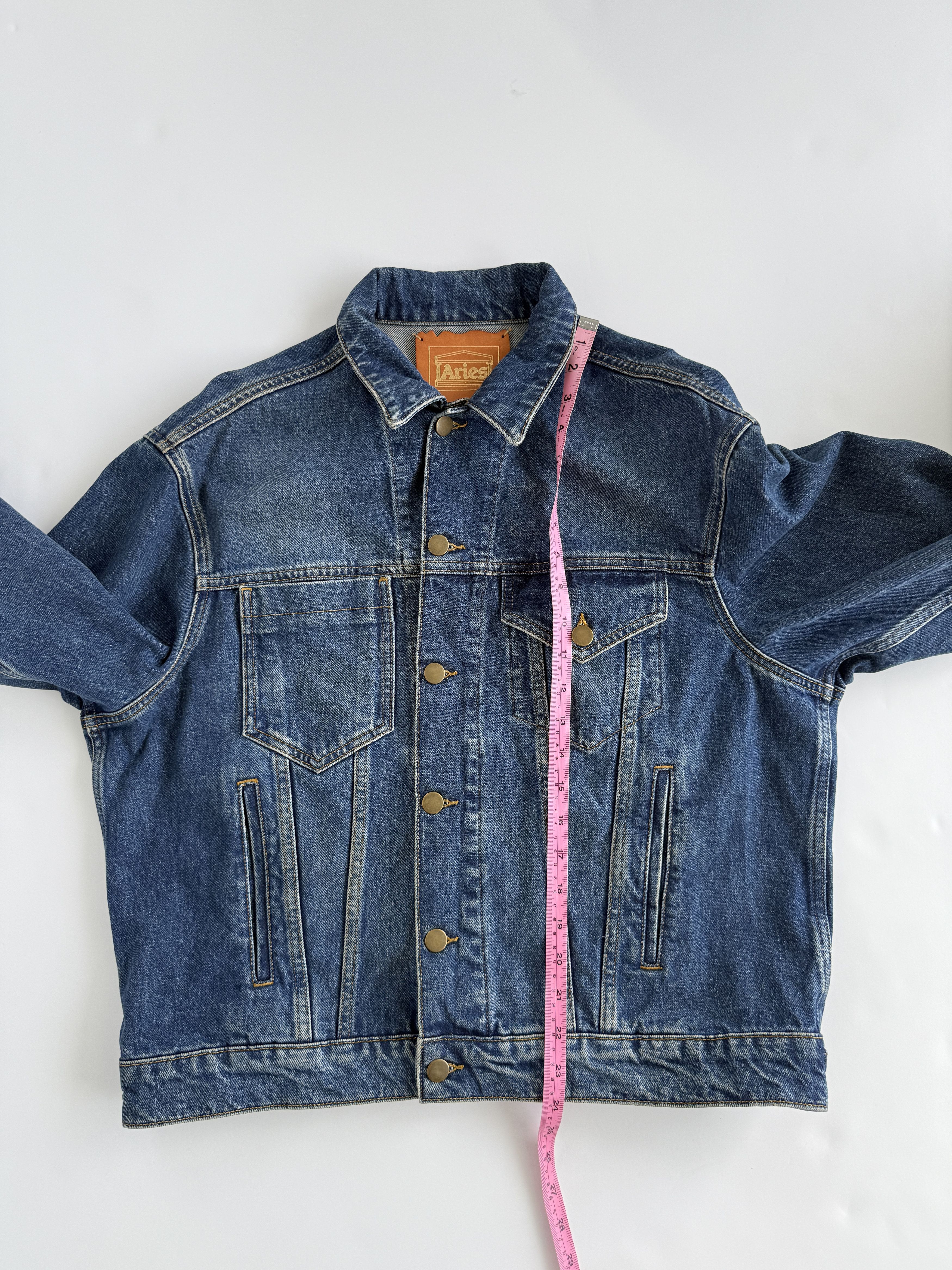 Aries Aries Middle Finger Denim Jacket Size US L / EU 52-54 / 3 - 4 Thumbnail