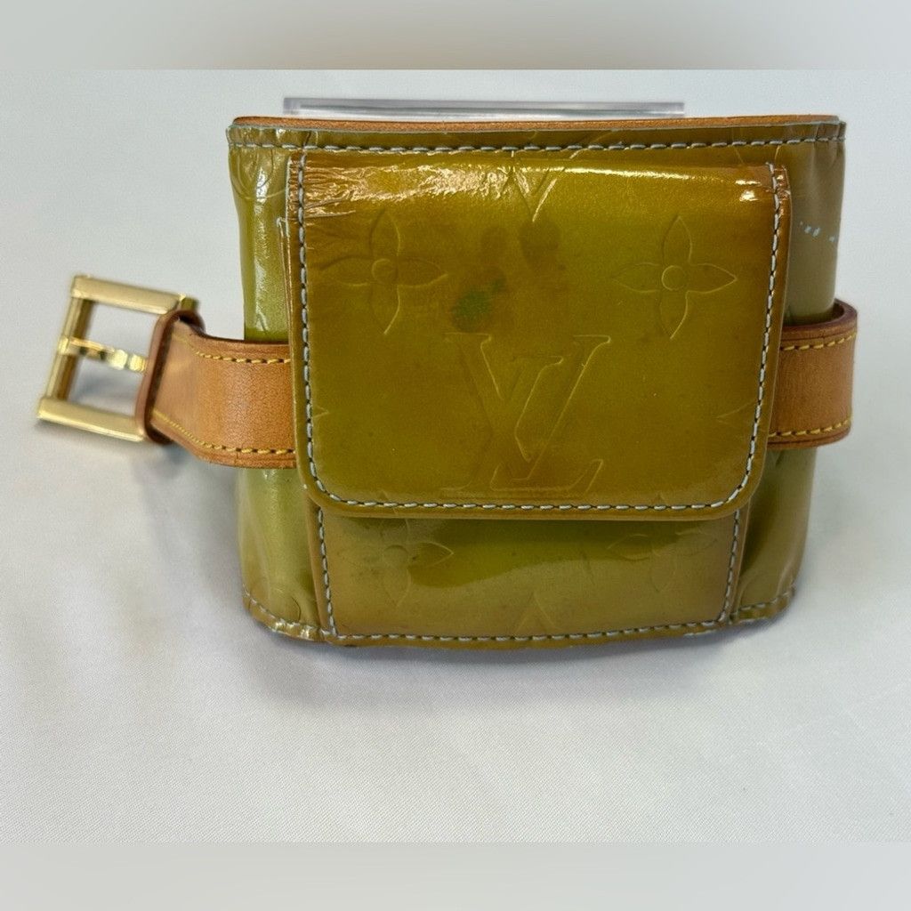 Louis Vuitton RARE LOUIS VUITTON Monogram Leather Vernis Strap Bracelet Size ONE SIZE - 2 Thumbnail