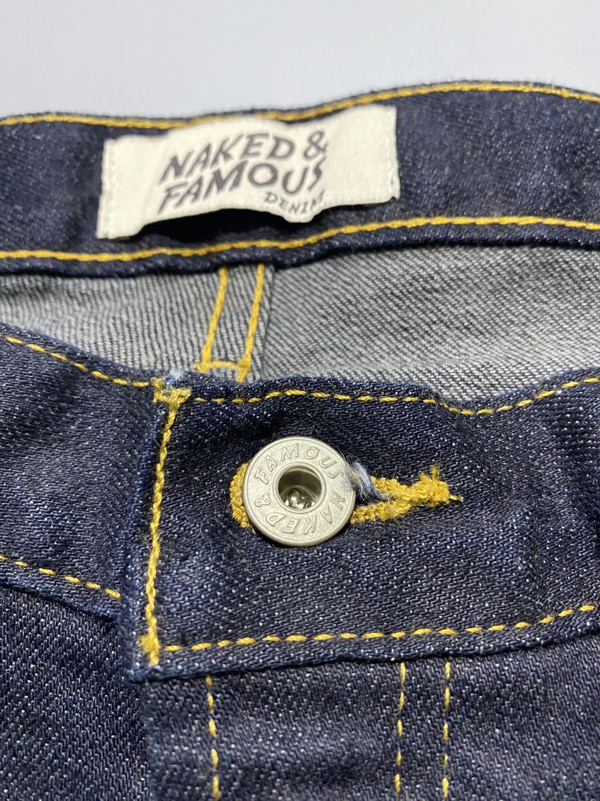 Naked & Famous Super Guy Deep Indigo Stretch Selvedge Jeans Size US 34 / EU 50 - 5 Thumbnail