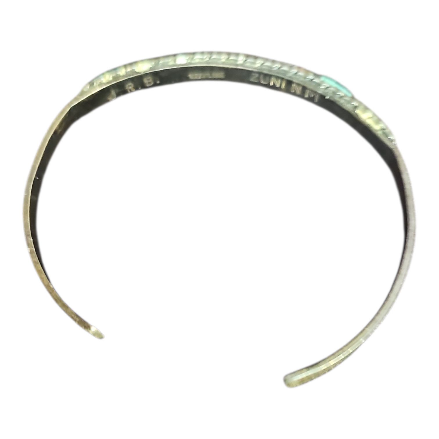 Other Sterling Bracelet Zuni John & Rosalie Bowannie JRB Navajo Size ONE SIZE - 5 Thumbnail