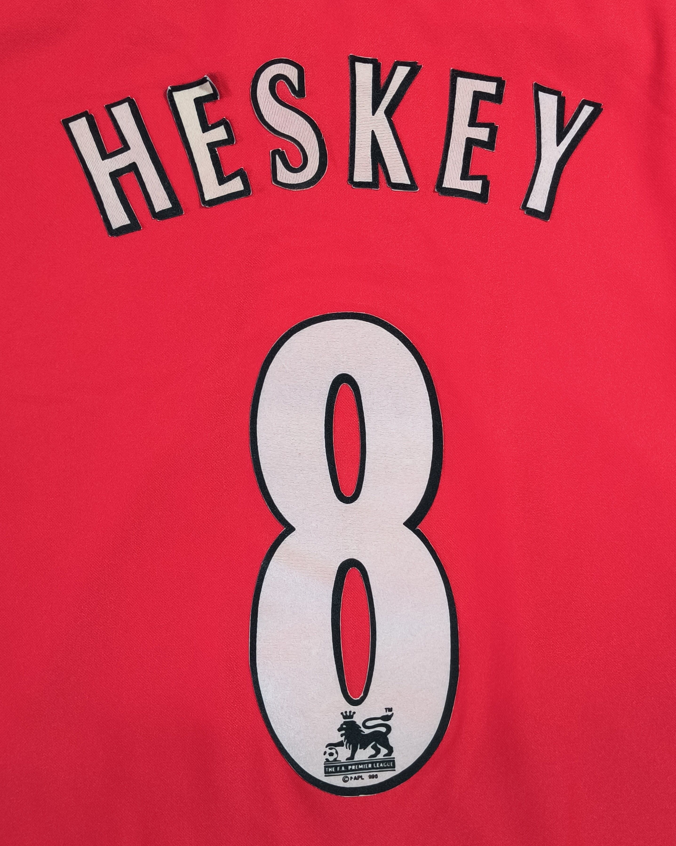 Reebok Vintage Y2K Liverpool FC #8 Emile Heskey 2000 home jersey Size US L / EU 52-54 / 3 - 6 Thumbnail