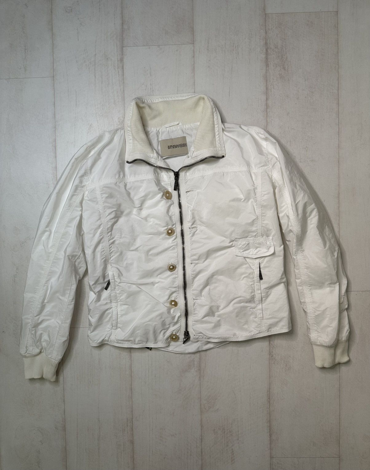 Ermanno Scervino Ermano Scervino white jacket Size US L / EU 52-54 / 3 - 1 Thumbnail