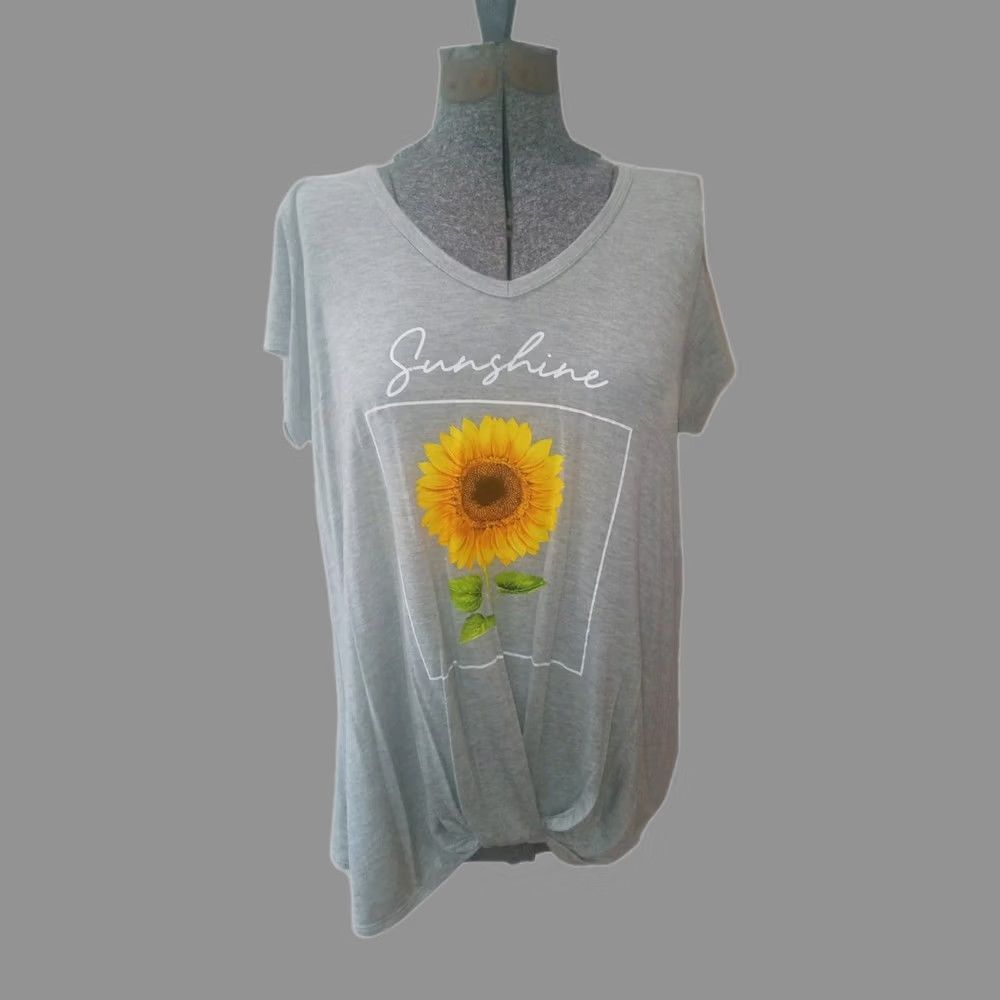 Vintage Scarlett Shirt Women's T-Shirt XL Grey Rayon Spandex Te e Size XL / US 12-14 / IT 48-50 - 1 Thumbnail