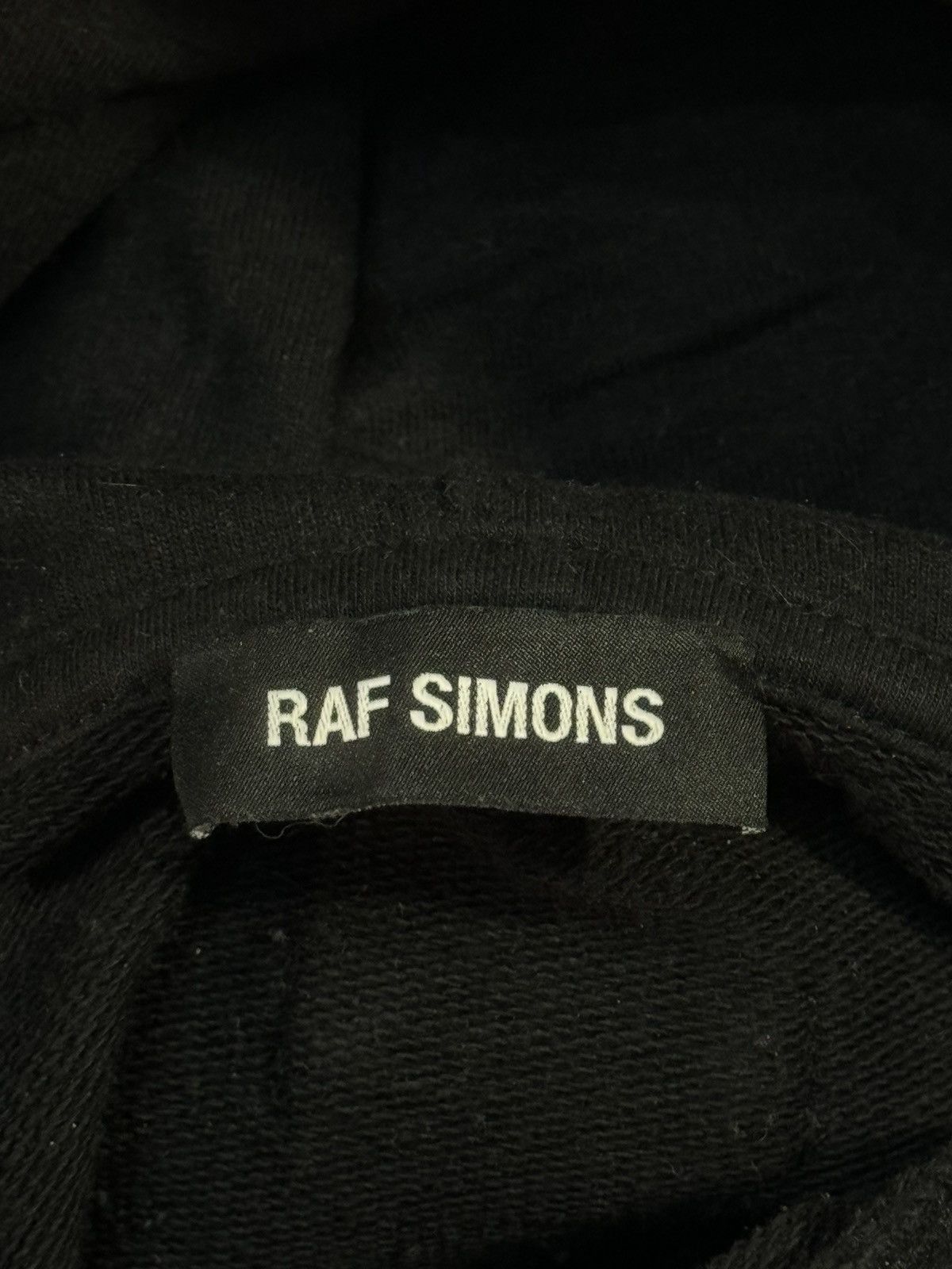 Raf Simons Ss20 Raf Simons Stoned America Patch Hoodie(Black/M/Boxy) Size US M / EU 48-50 / 2 - 6 Thumbnail
