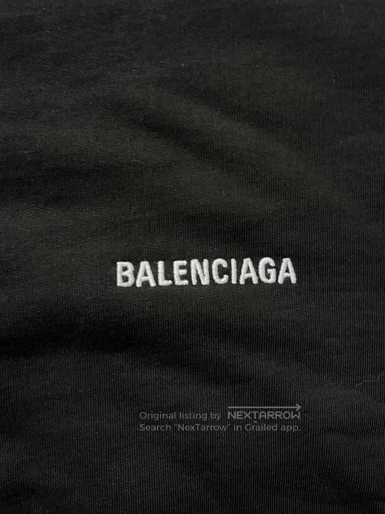 Balenciaga Balenciaga Back Big Logo Printed Hoodie Size US XS / EU 42 / 0 - 3 Thumbnail