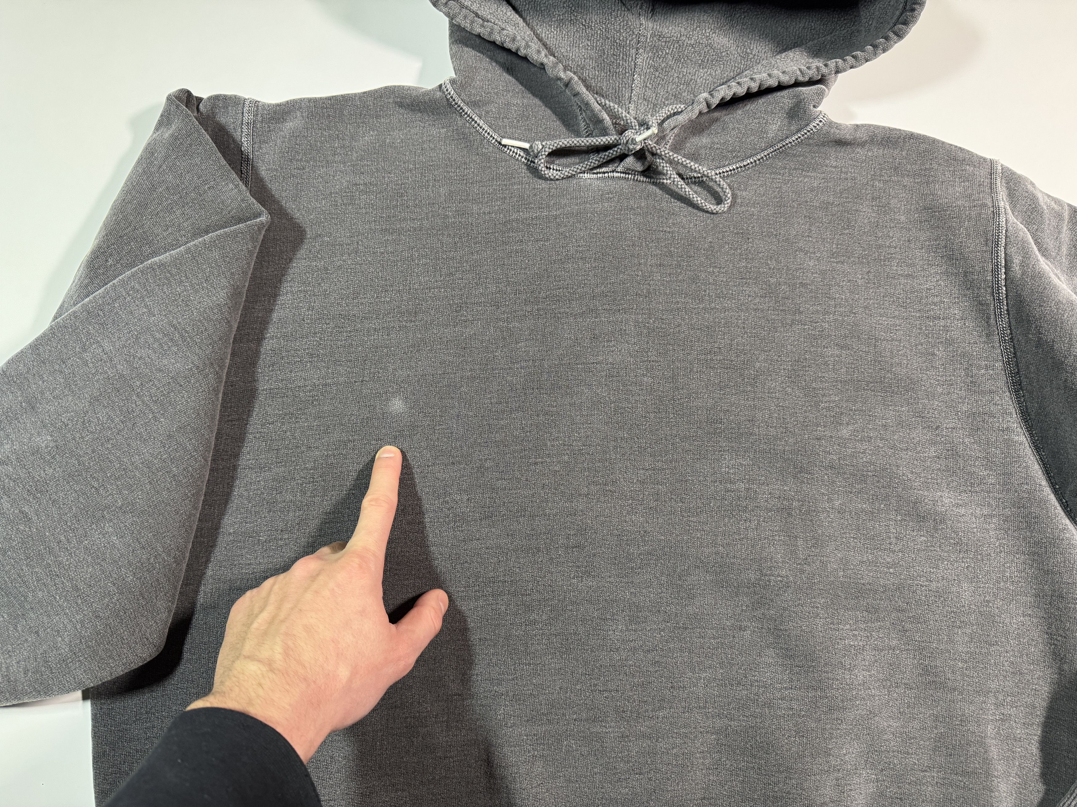 Cole Buxton Cole Buxton Hoodie Distressed Washed Garment Dyed Boxy Fit S Size US S / EU 44-46 / 1 - 4 Thumbnail