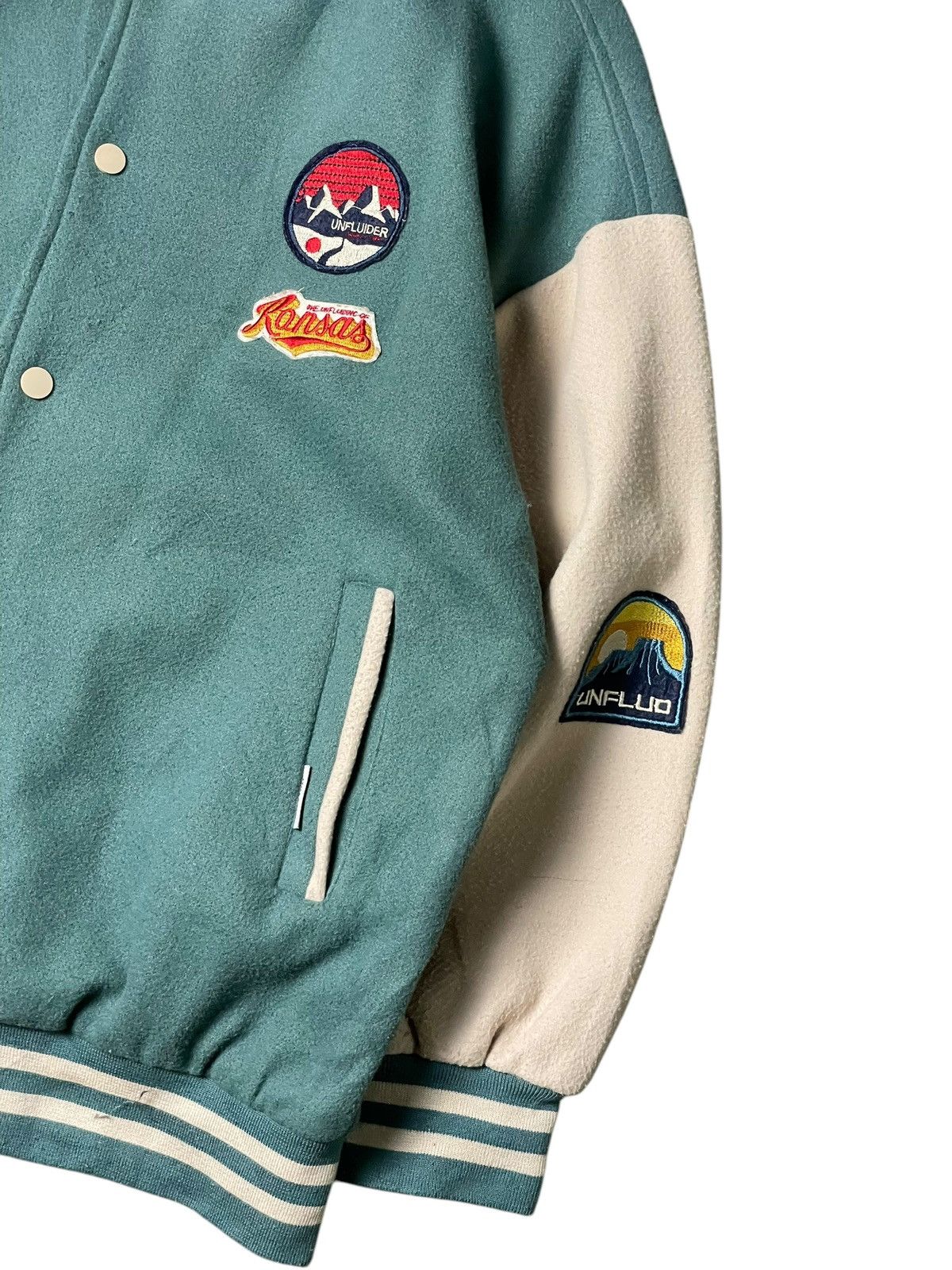 Japanese Brand × Vintage Vintage UNFLUID Wool Varsity Jacket (94) Size US M / EU 48-50 / 2 - 3 Thumbnail