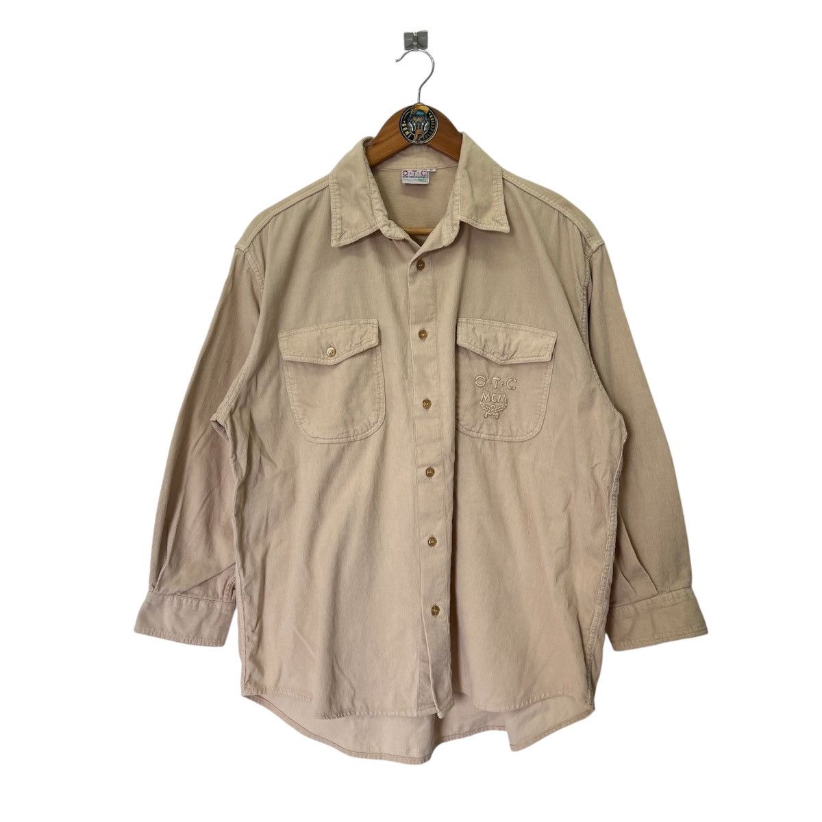 MCM × Vintage Vintage Over The Counter By MCM Corduroy Button Up Size US L / EU 52-54 / 3 - 1 Thumbnail