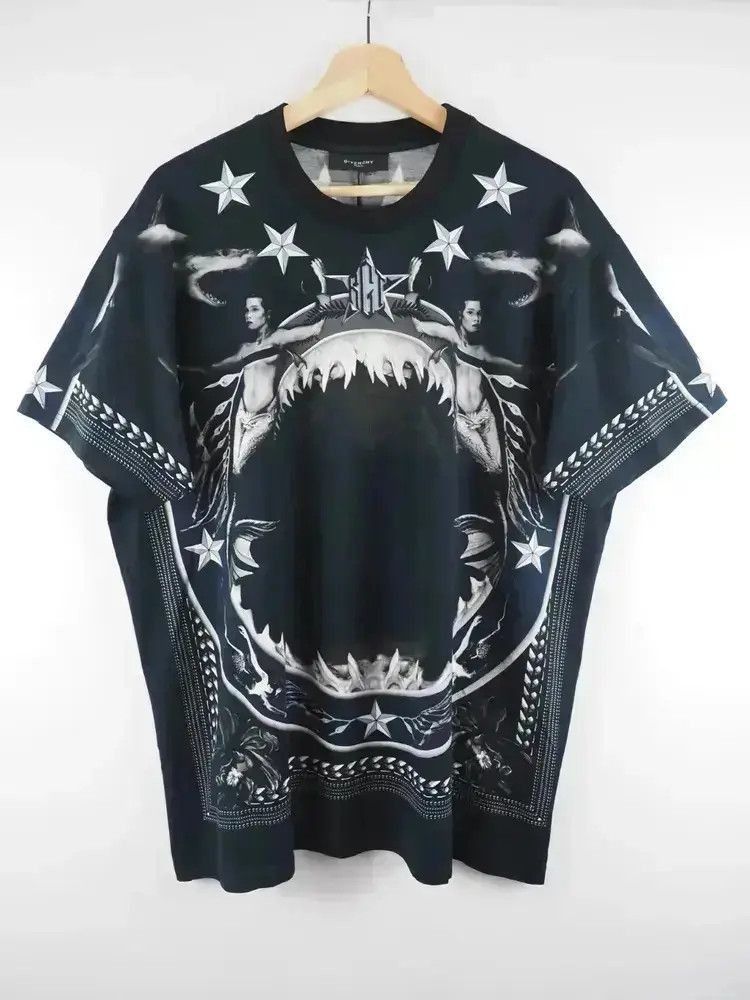 Givenchy Givenchy Riccardo Tisci 12FW shark jaw Tee-2507 Size US L / EU 52-54 / 3 - 7 Thumbnail
