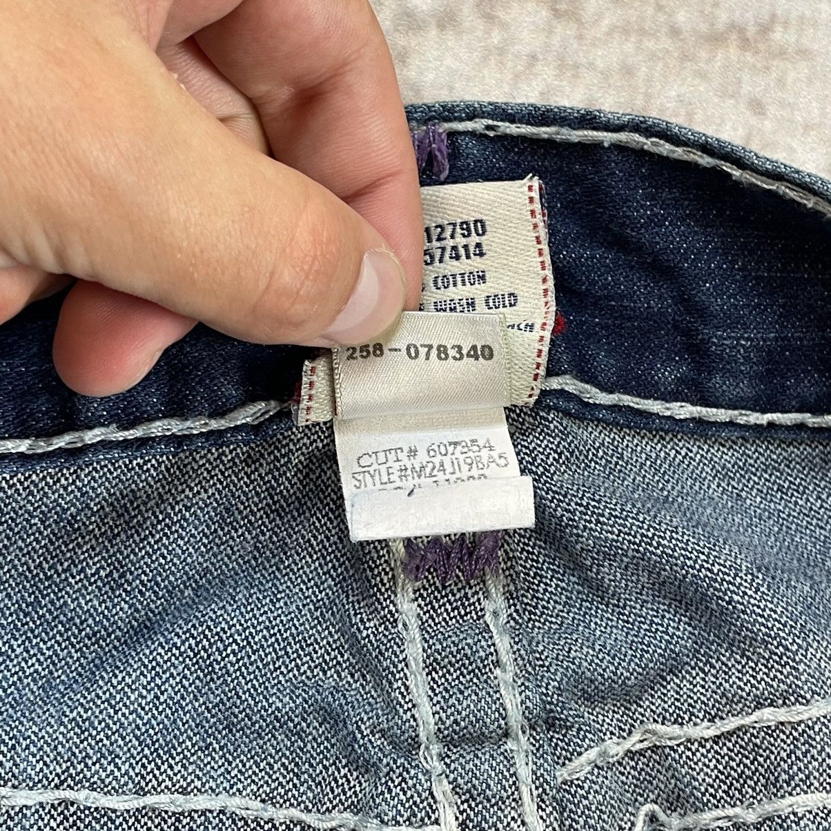 Japanese Brand × True Religion True Religion Baggy Y2K Distressed Chief Keef Wide Jeans Size US 36 / EU 52 - 23 Thumbnail