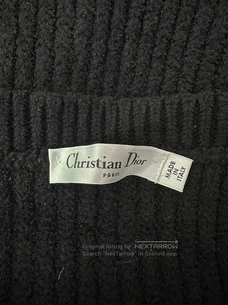 Dior Dior Black Lace Wool Crop Sweater. Size US XS / EU 42 / 0 - 6 Thumbnail