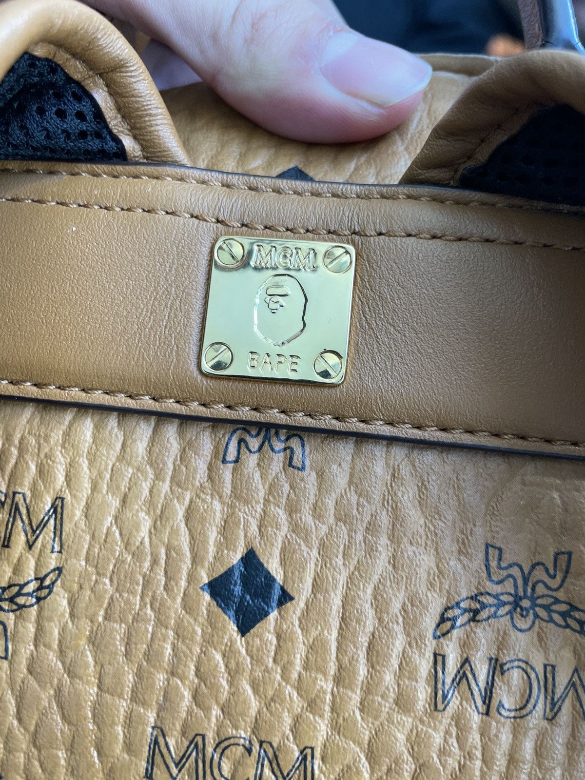 Bape × MCM Bape x MCM Stark Backpack Size ONE SIZE - 5 Thumbnail
