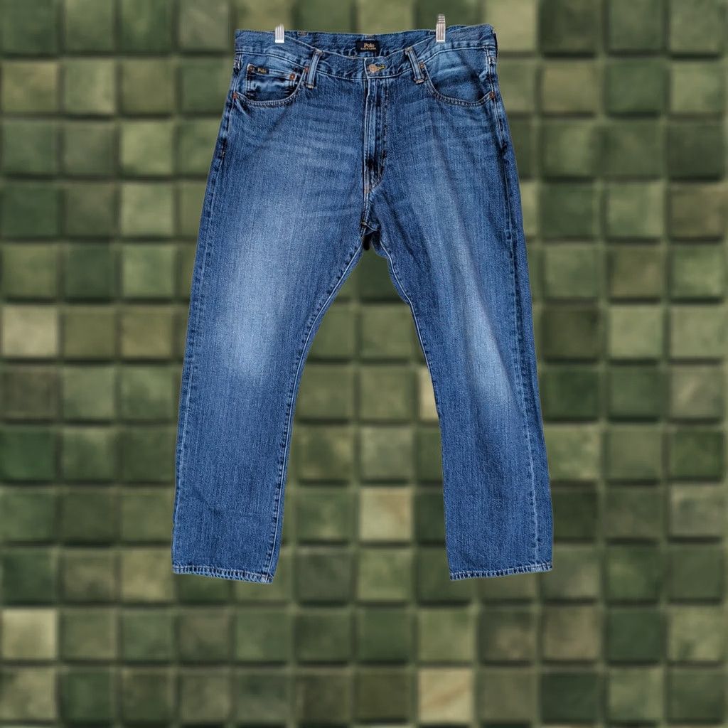 Polo Ralph Lauren Polo Ralph Lauren Jeans Mens Blue Slim Straight Varick 38x32 Size US M / EU 48-50 / 2 - 1 Thumbnail