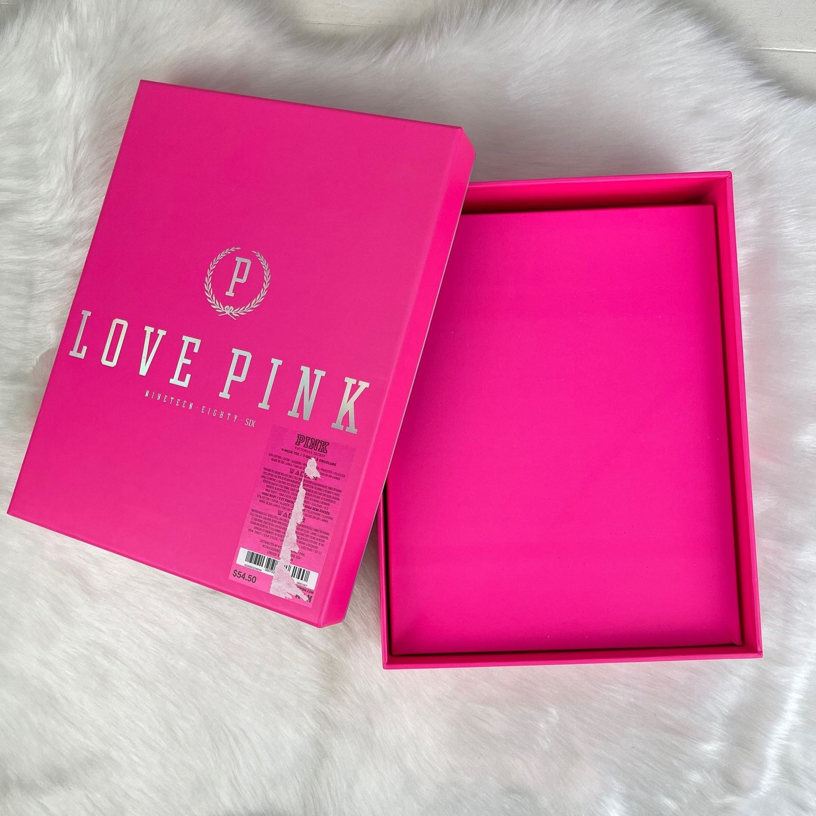 Victoria's Secret Victoria’s Secret PINK *Empty* Gift Decor Box Silver Logo Size ONE SIZE - 7 Thumbnail