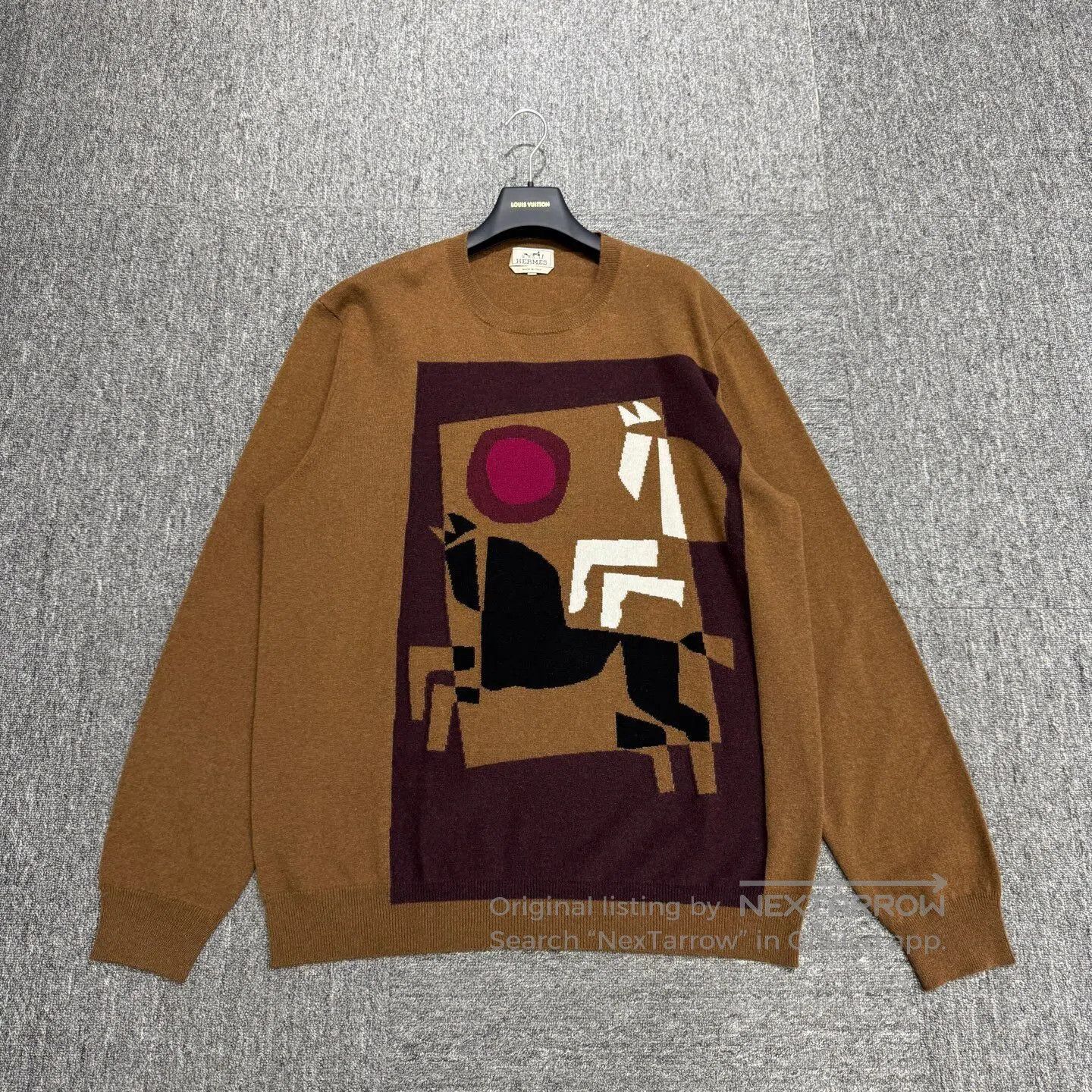 Hermes Hermes size3xl Elegant horsehair cashmere knit sweater| Size US XXL / EU 58 / 5 - 1 Thumbnail