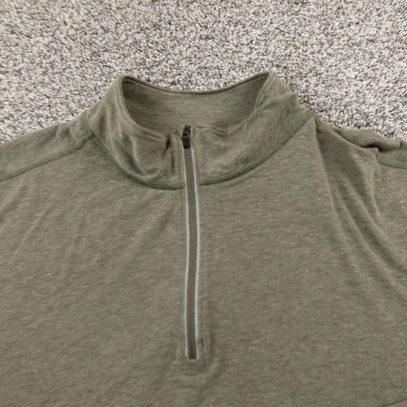 Carhartt Carhartt Shirt Womens 2XL Green Force Pullover 1/4 Zip Long Sleeve Performance Mock Neck) Size XXL / US 16-18 / IT 52-54 - 3 Thumbnail