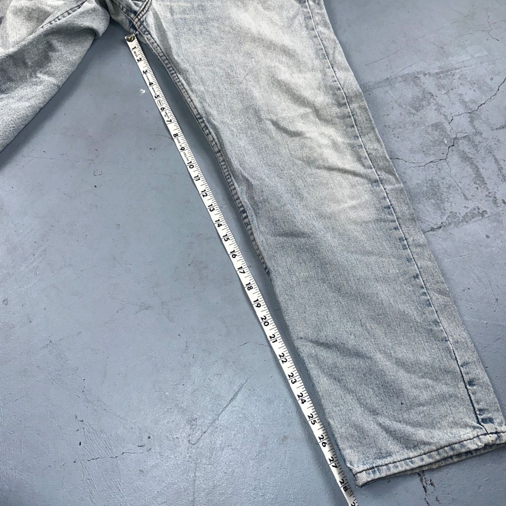 Levi's Levi's 501 Jeans | 505 Vintage 90s USA Blue Light Wash Denim Cotton Mid Rise Straight Regular 38x30 501 Series Mens Jeans Size US 38 / EU 54 - 5 Thumbnail