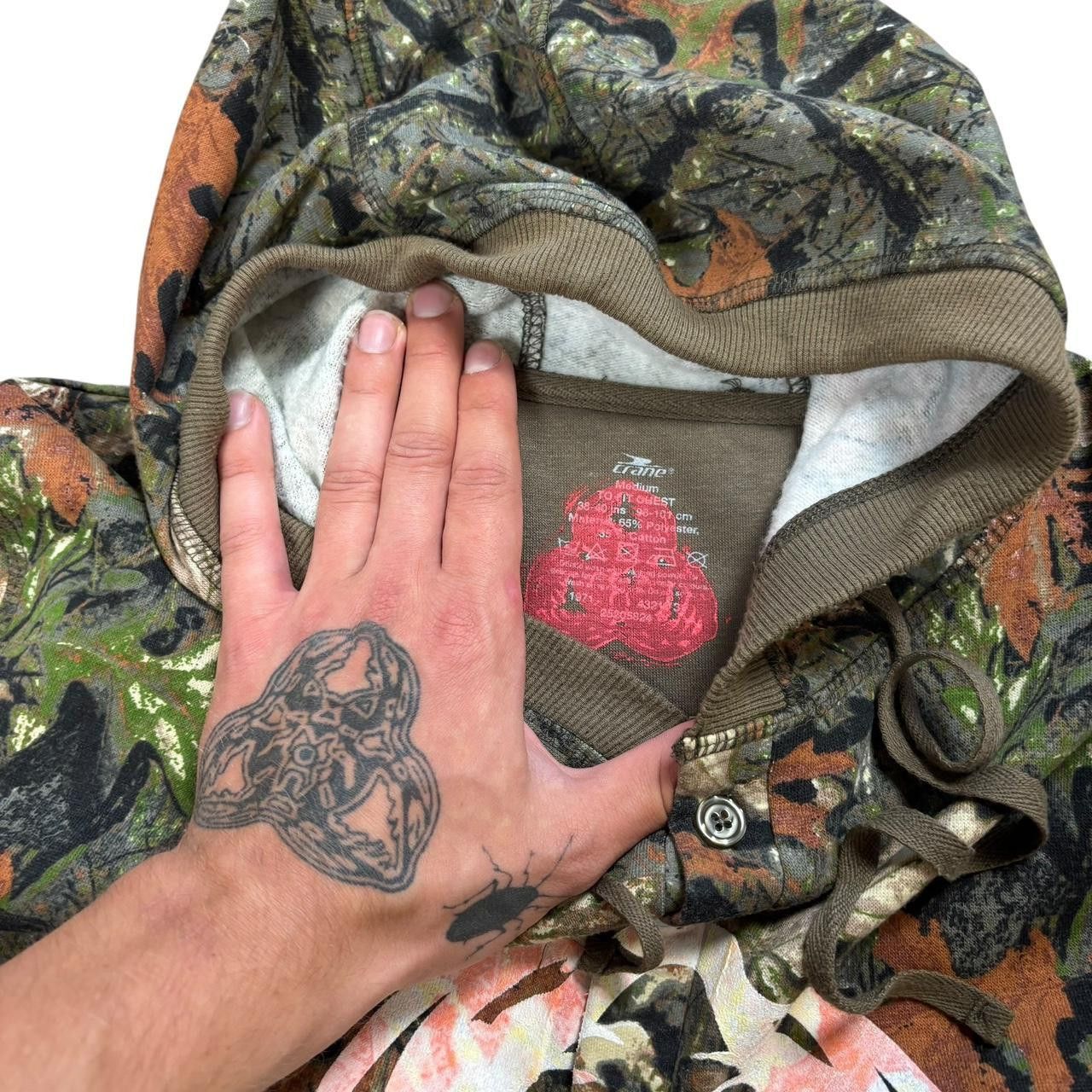 Realtree Vintage Camo Hoodie with Roach’s Revived Custom Print Size US M / EU 48-50 / 2 - 3 Thumbnail