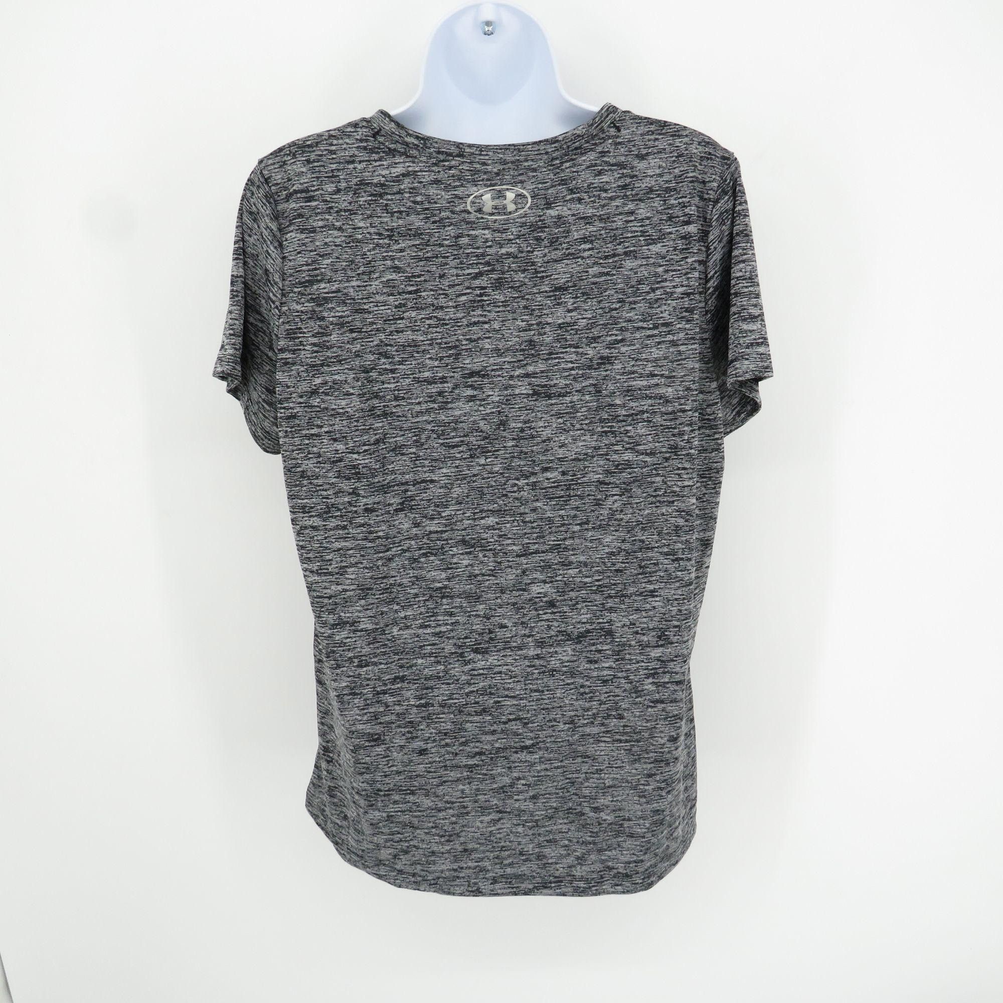 Under Armour Under Armour Womens Large Gray Heather Short Sleeve Activewe Size L / US 10 / IT 46 - 4 Thumbnail