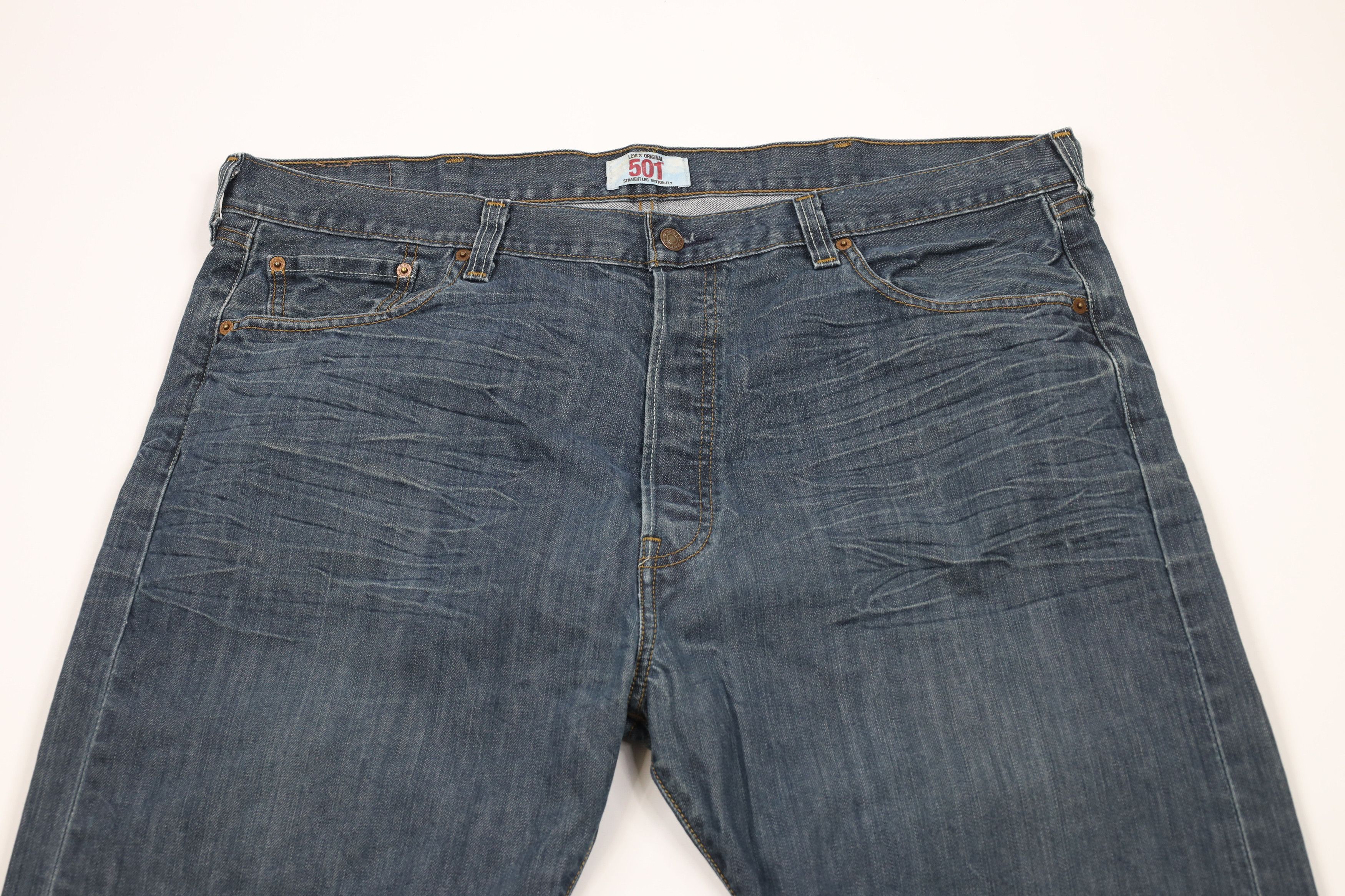 Levi's × Vintage Vintage Y2K Levis 501xx Button Fly Original Fit Denim Jeans Size US 42 / EU 58 - 2 Thumbnail