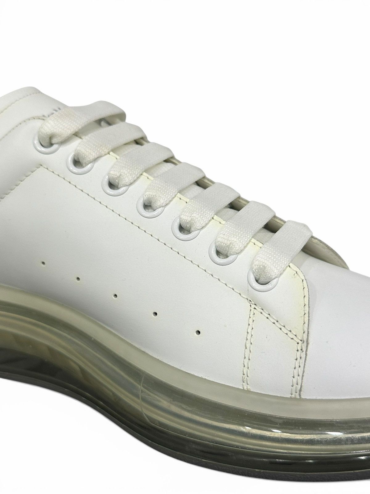 Alexander McQueen Alexander McQueen Clear Sole Snakeskin Sneakers Size US 12 / EU 45 - 8 Thumbnail