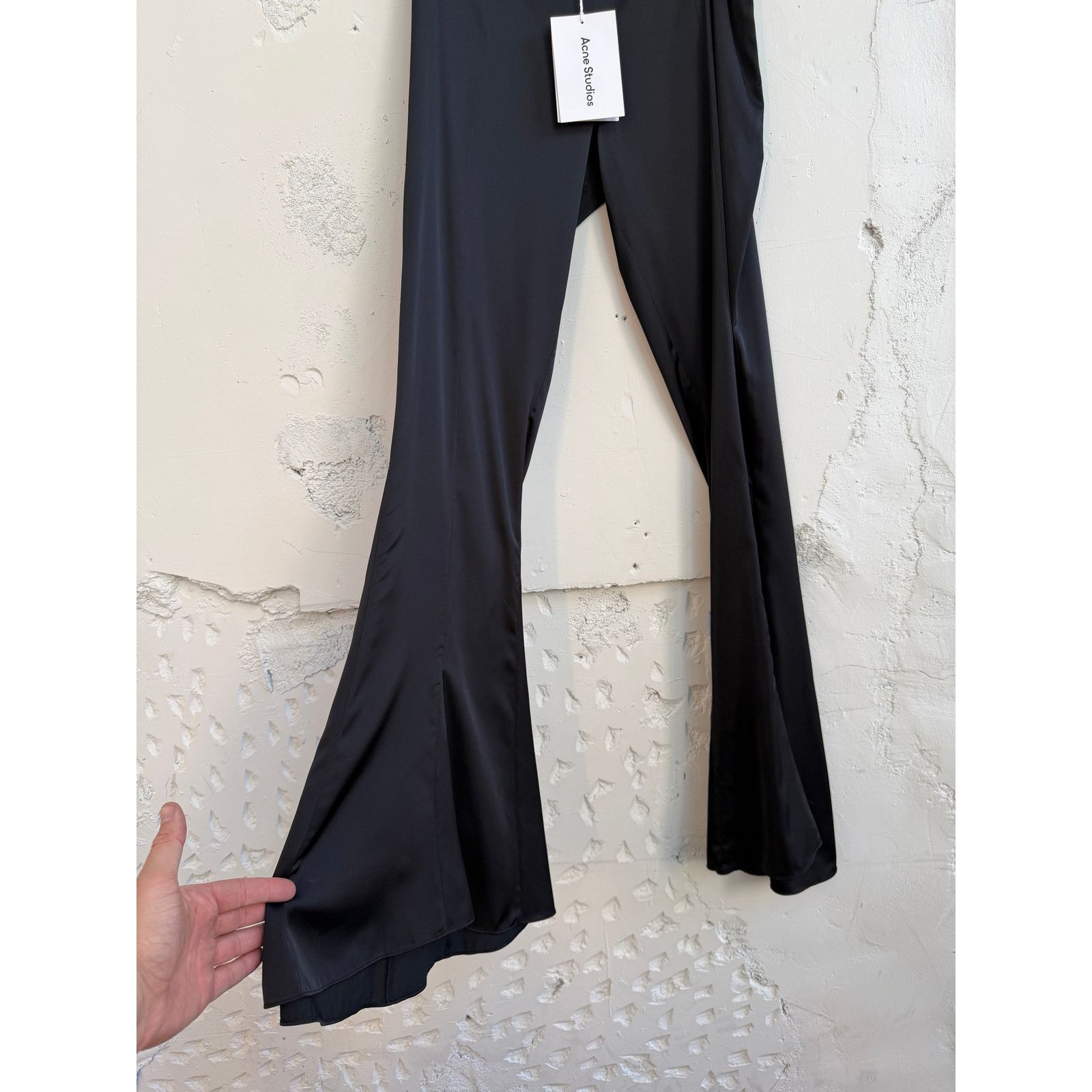 Acne Studios Acne Studios Flared Satin Pants Size 27" / US 4 / IT 40 - 3 Thumbnail