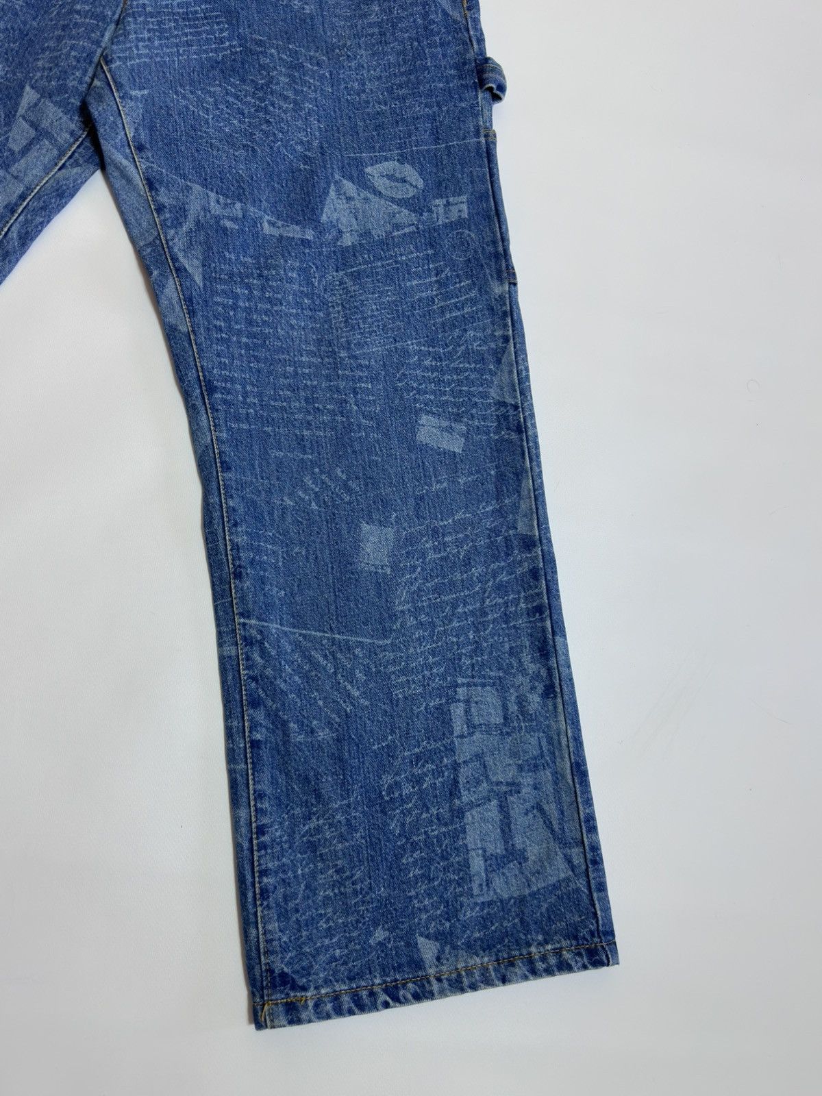 Palace Palace Skateboards P-Carp Laser Engraved Cargo Denim Jeans Size US 32 / EU 48 - 5 Thumbnail