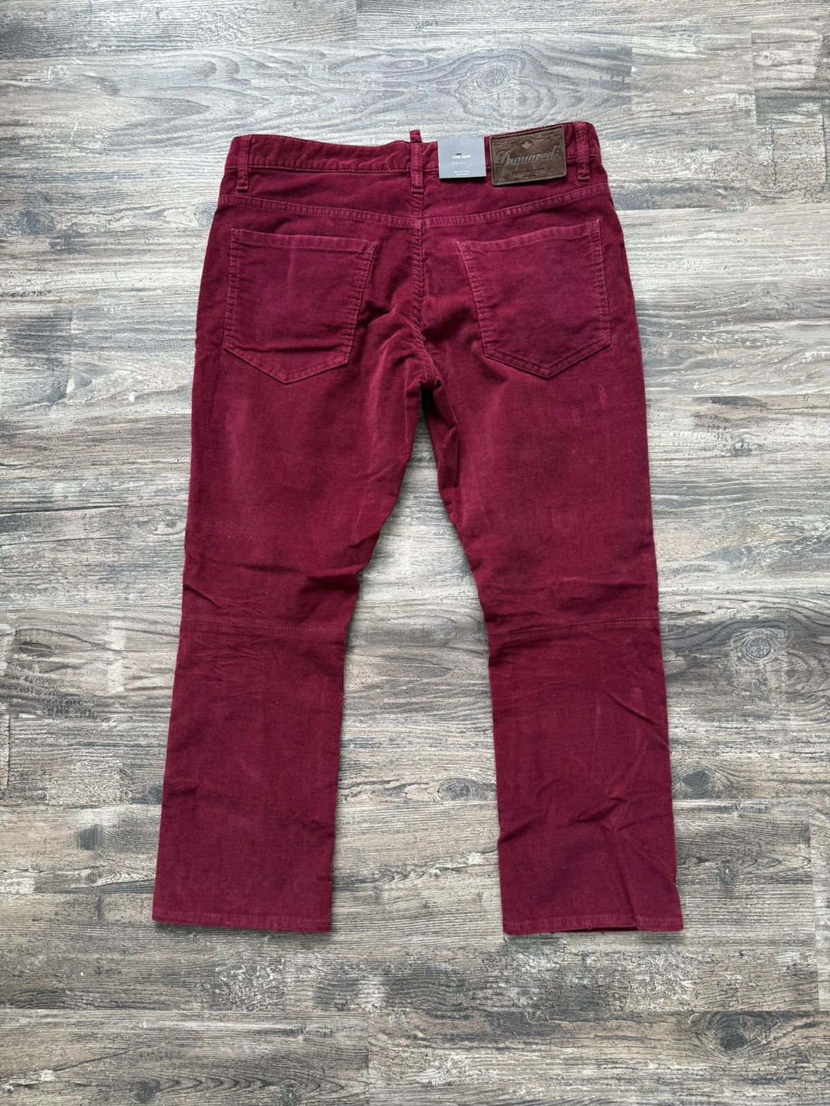 Dsquared2 NWT - Dsquared2 Corduroy Repaired trousers Size 30" / US 8 / IT 44 - 2 Thumbnail