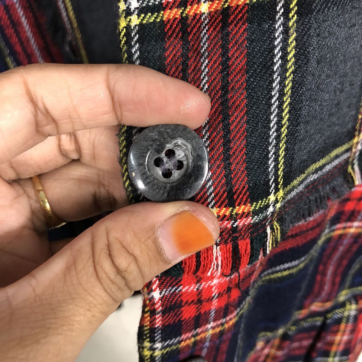 Japanese Brand 📌Cropped Biker Zipper Jacket Tartan Betty's Blue Label Size US M / EU 48-50 / 2 - 17 Thumbnail