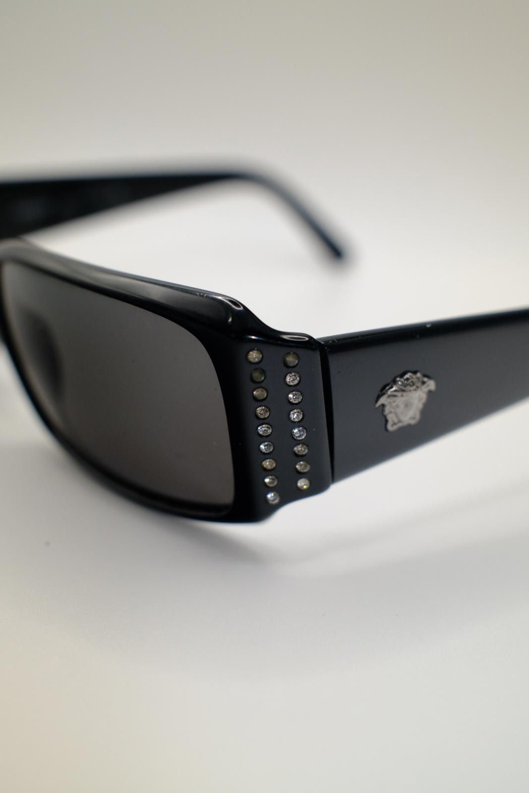 Versace 90s Versace Rectangular Frame Jewel Side Medusa Sunglass Size ONE SIZE - 4 Thumbnail