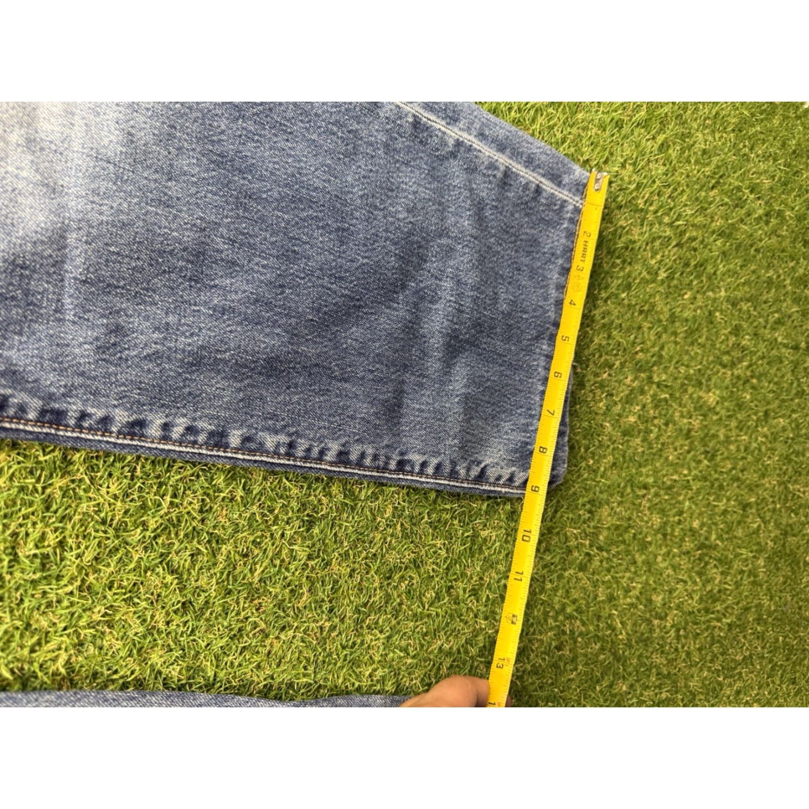 Levi's Levi's 562 Jeans Cargo 36x30 Blue Distressed Cowboy Loose Fit Comfort Men's Size US 36 / EU 52 - 4 Thumbnail