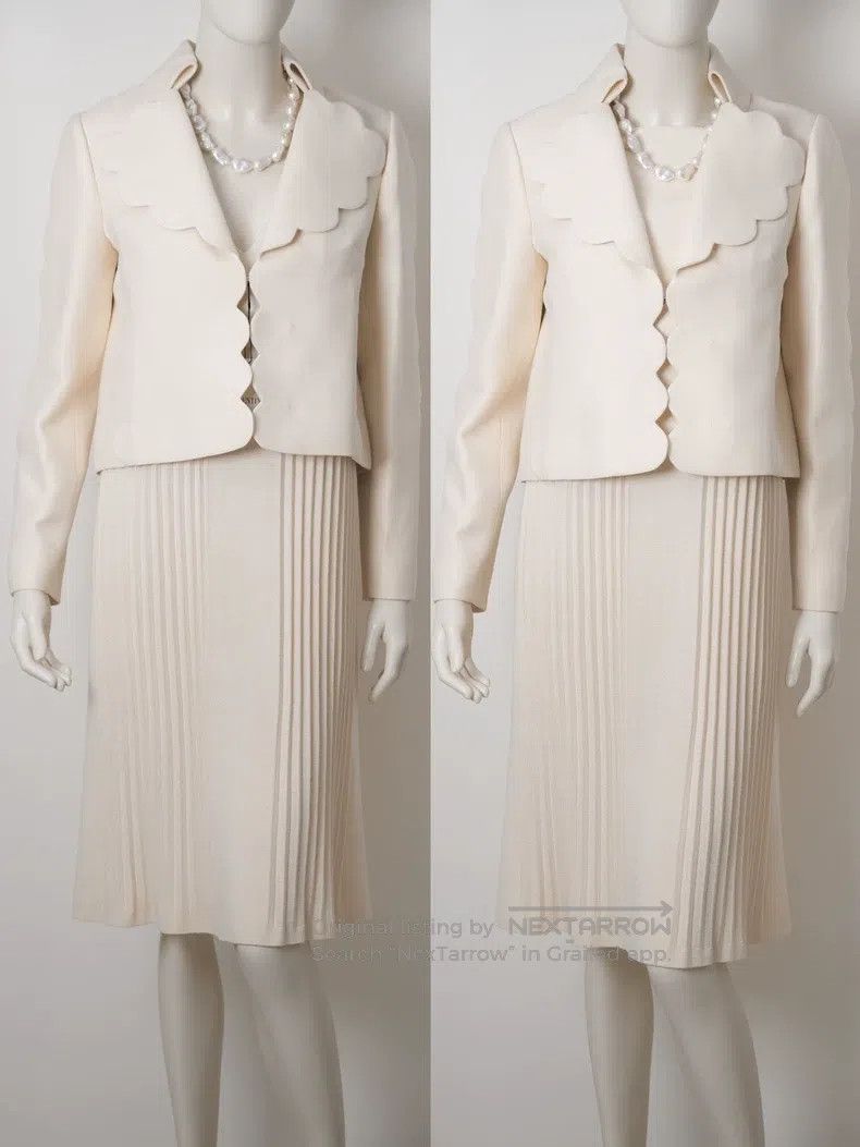 Valentino Valentino Lace silk wool blazer Size S / US 4 / IT 40 - 7 Thumbnail