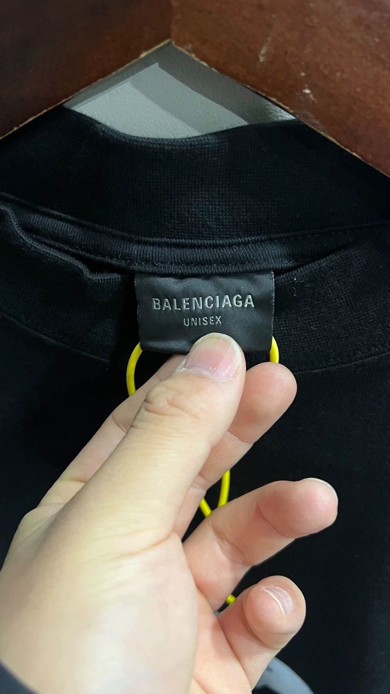 Balenciaga Balenciaga Black Phantom Overlap Short Sleeve Size US M / EU 48-50 / 2 - 4 Thumbnail