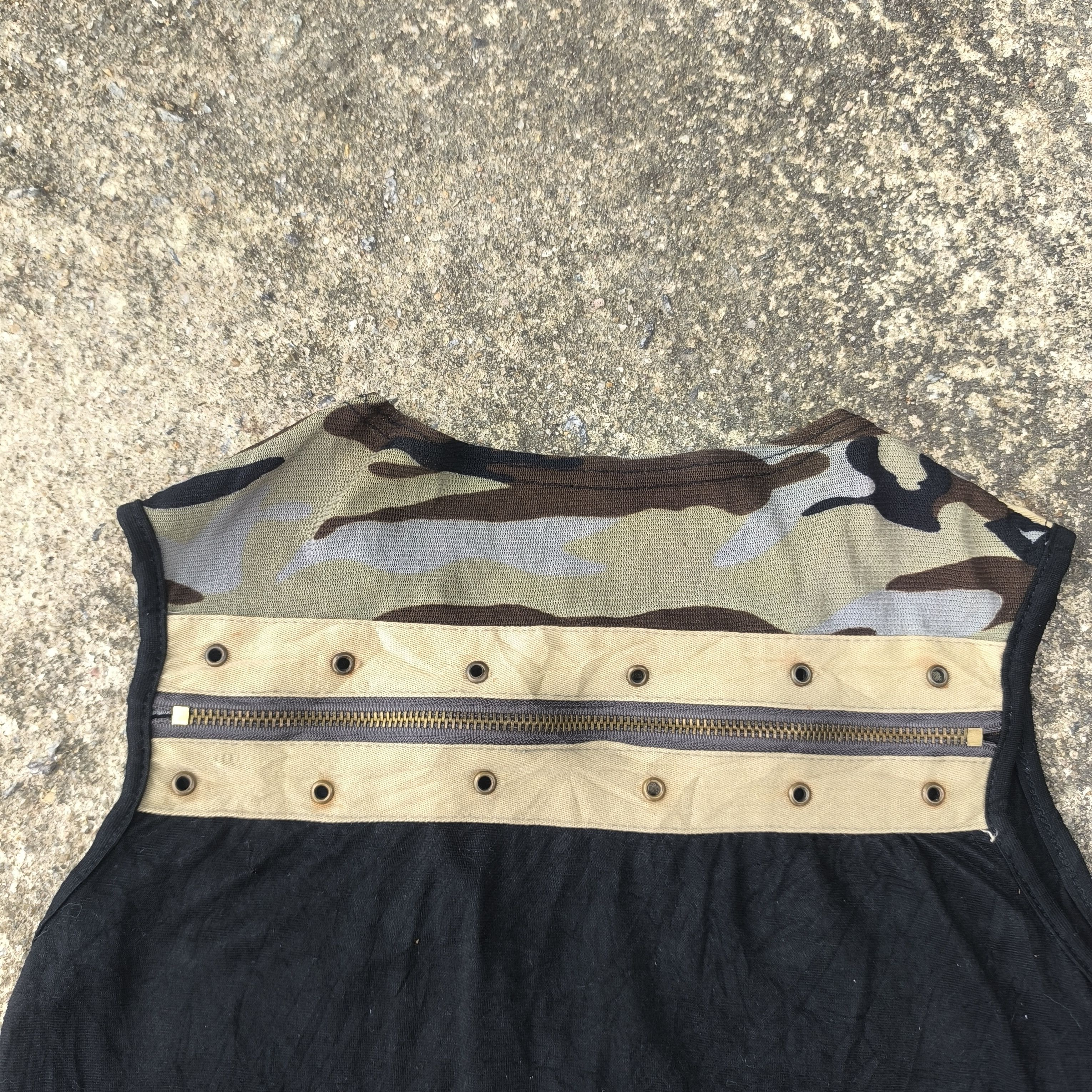 Japanese Brand Harajuku Sleeveless camo jacket gothic modern style Size M / US 6-8 / IT 42-44 - 7 Thumbnail