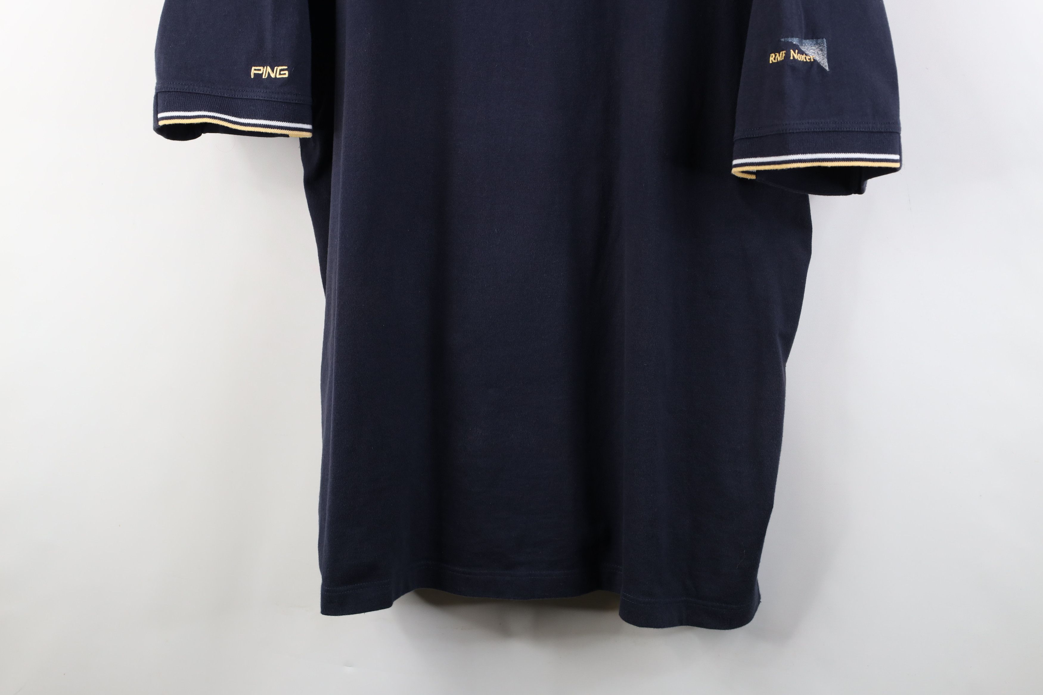 PING Vintage 90s Ping Golf Collared Golfing Polo Shirt Navy Blue Size US XL / EU 56 / 4 - 3 Thumbnail