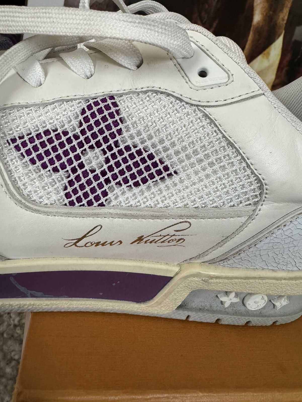 Louis Vuitton LV Trainer leather low trainers Size US 9 / EU 42 - 13 Thumbnail