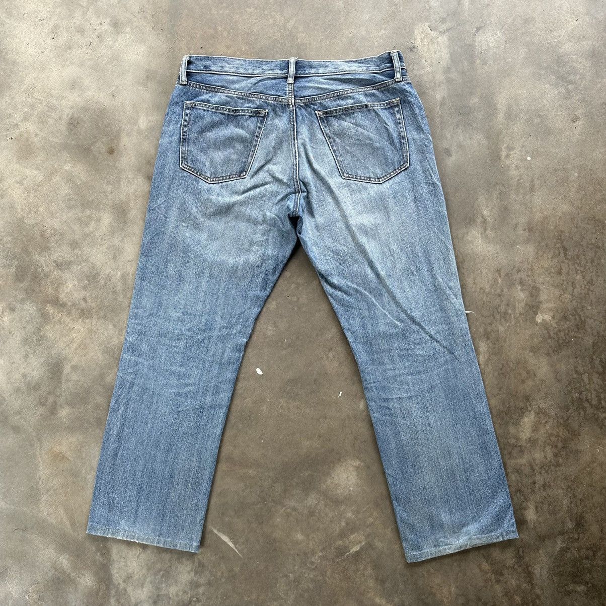 Japanese Brand × Jean × Vintage Vintage Japanese Distressed Faded Denim Jean Pant W38 Size US 38 / EU 54 - 9 Thumbnail