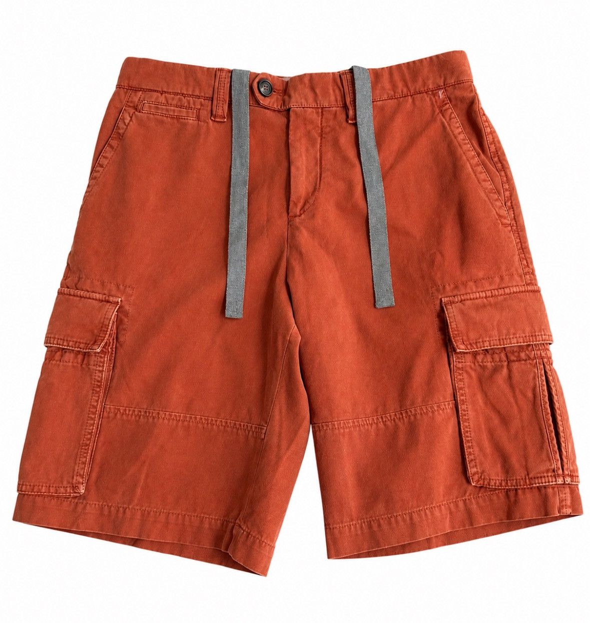 Brunello Cucinelli Brunello cucinelli burnt orange cargo shorts Size US 34 / EU 50 - 1 Thumbnail