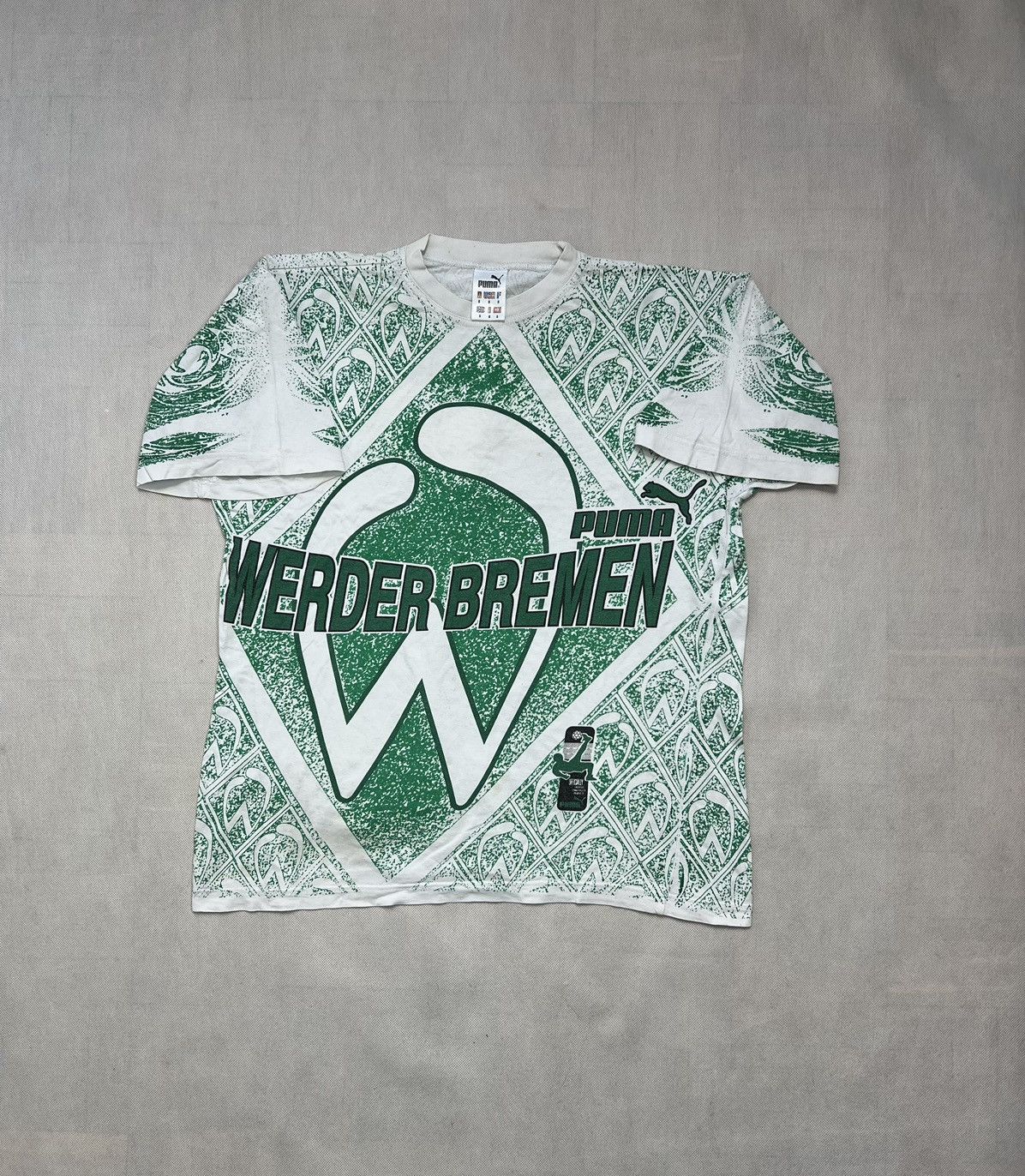 Puma × Vintage Tshirt Puma Werder Bremen 1995/1997 Football Vintage Size US S / EU 44-46 / 1 - 1 Thumbnail