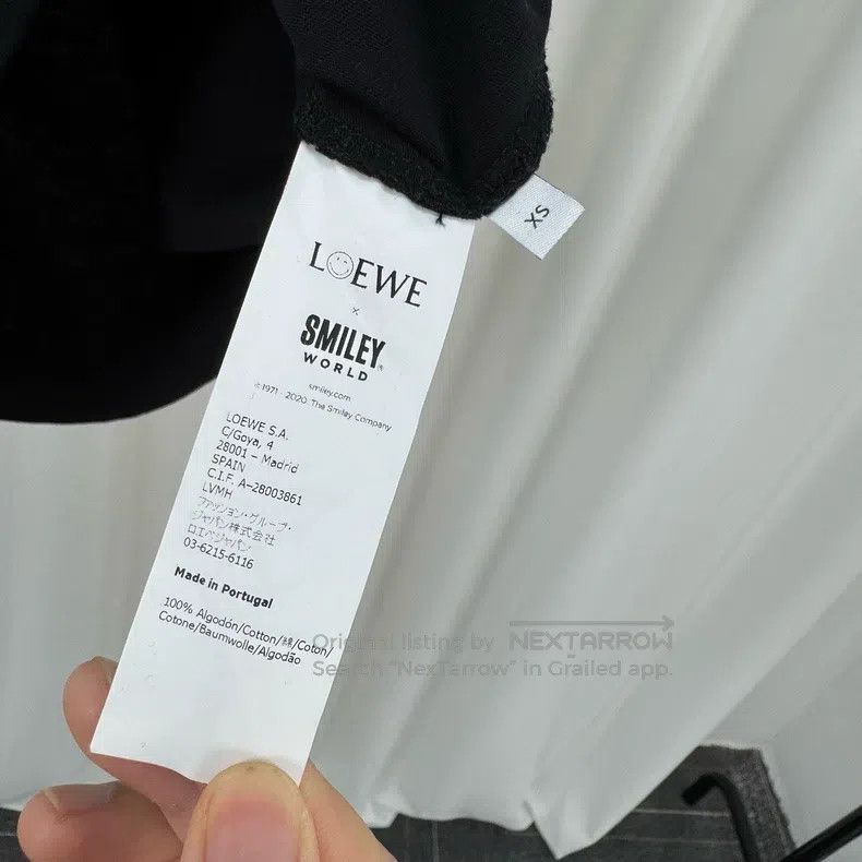 Loewe Loewe Smiley letter print short-sleeve Size US XS / EU 42 / 0 - 6 Thumbnail