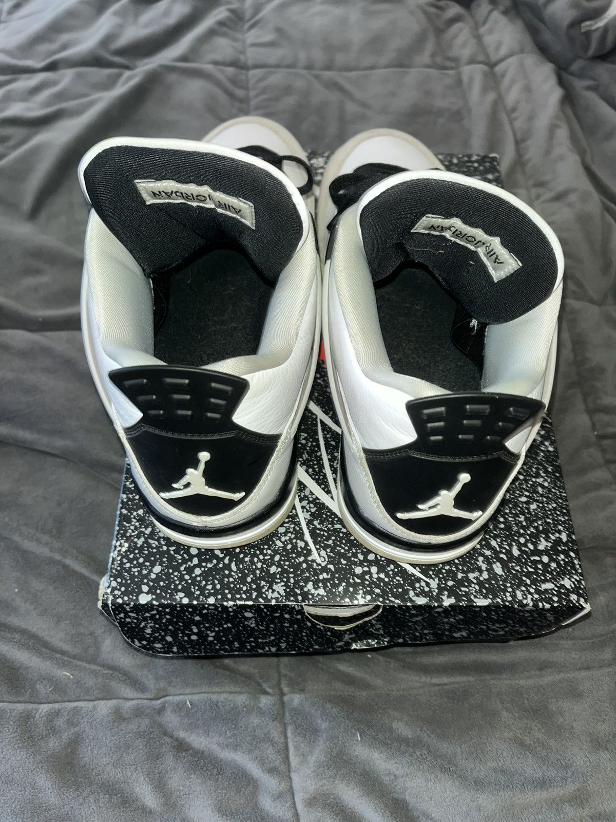 Jordan Brand × Nike JORDAN 4 MILITARY BLACK Size US 11 / EU 44 - 2 Thumbnail