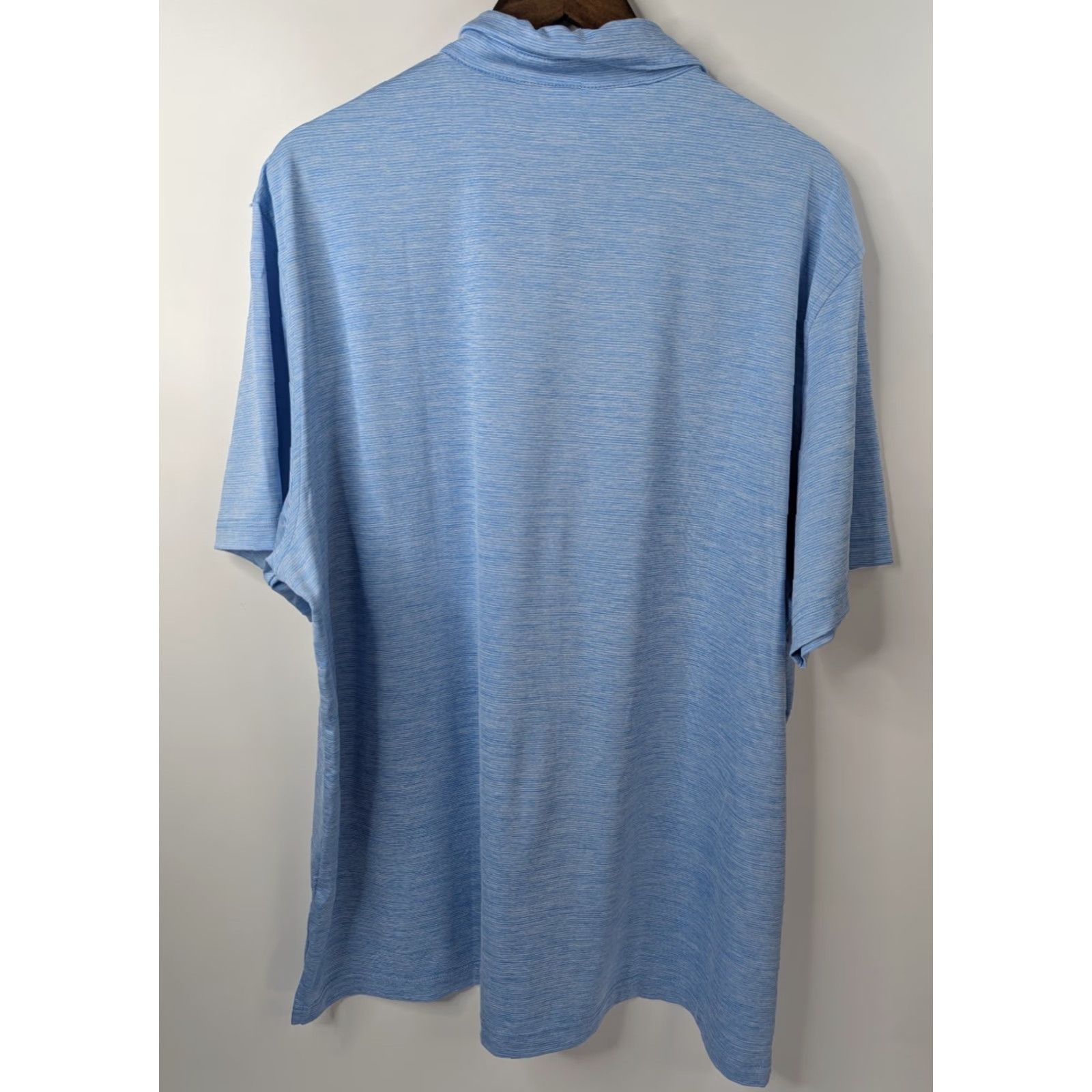 Vineyard Vines Vineyard Vines Performance Polo Shirt Men 2XL Blue White Striped Golf Preppy Shirt Polo Size US XXL / EU 58 / 5 - 2 Thumbnail