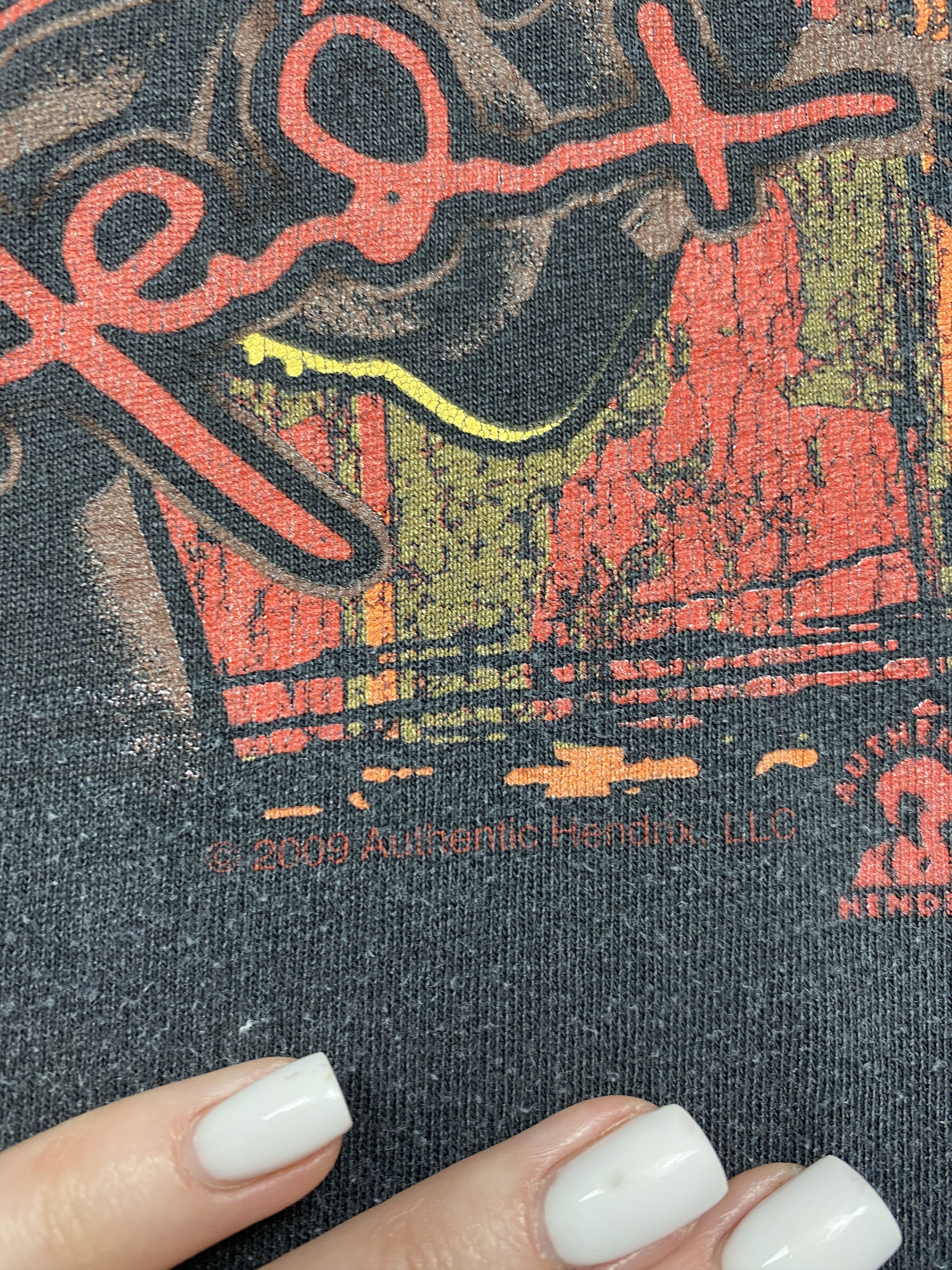 Band Tees × Jimi Hendrix × Vintage Jimi Hendrix 2009 Vintage Mens T-Shirt Size US M / EU 48-50 / 2 - 4 Thumbnail