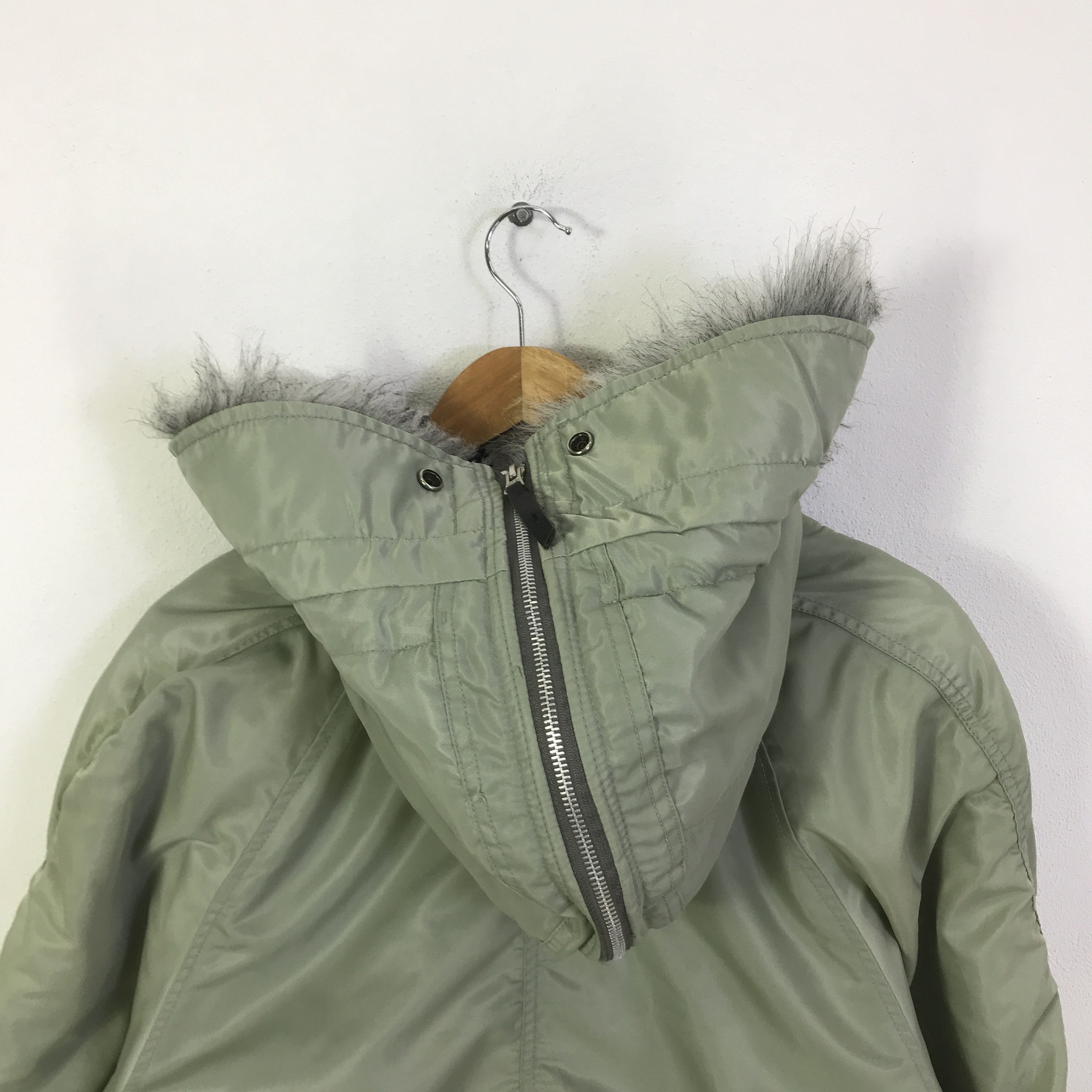 Japanese Brand Vtg Japan kenny club bombers Jacket fur hoodie K100B2 Size US L / EU 52-54 / 3 - 4 Thumbnail