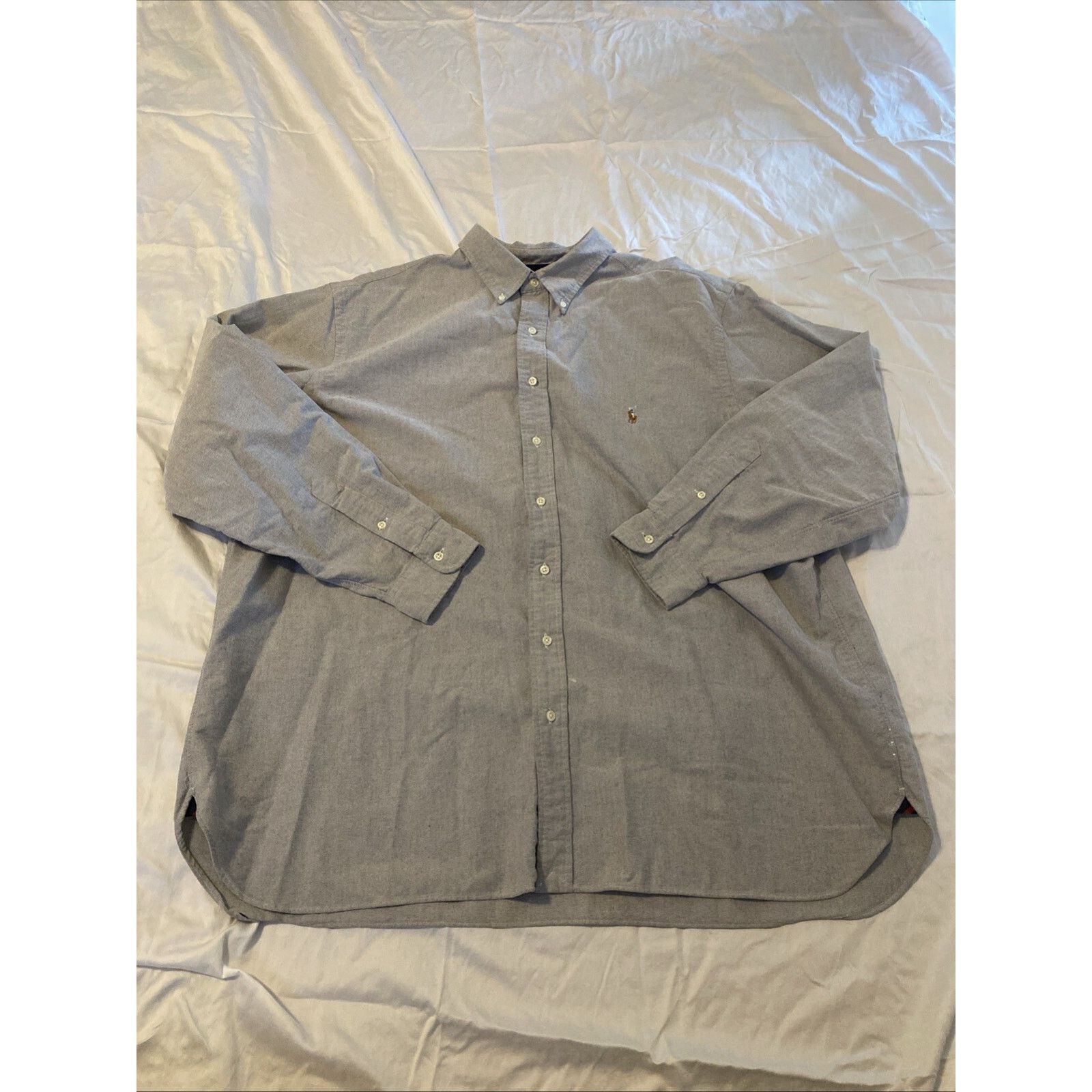 Polo Ralph Lauren Polo Ralph Lauren Yarmouth 2XB Oxford Button Up Dress Blue Size US XXL / EU 58 / 5 - 1 Thumbnail