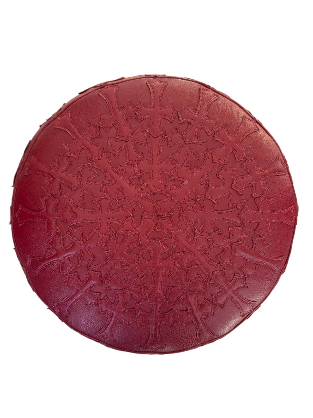 Chrome Hearts Chrome Hearts 1/1 Blood Red Tuffet Ottoman Stool🩸 Size ONE SIZE - 10 Thumbnail
