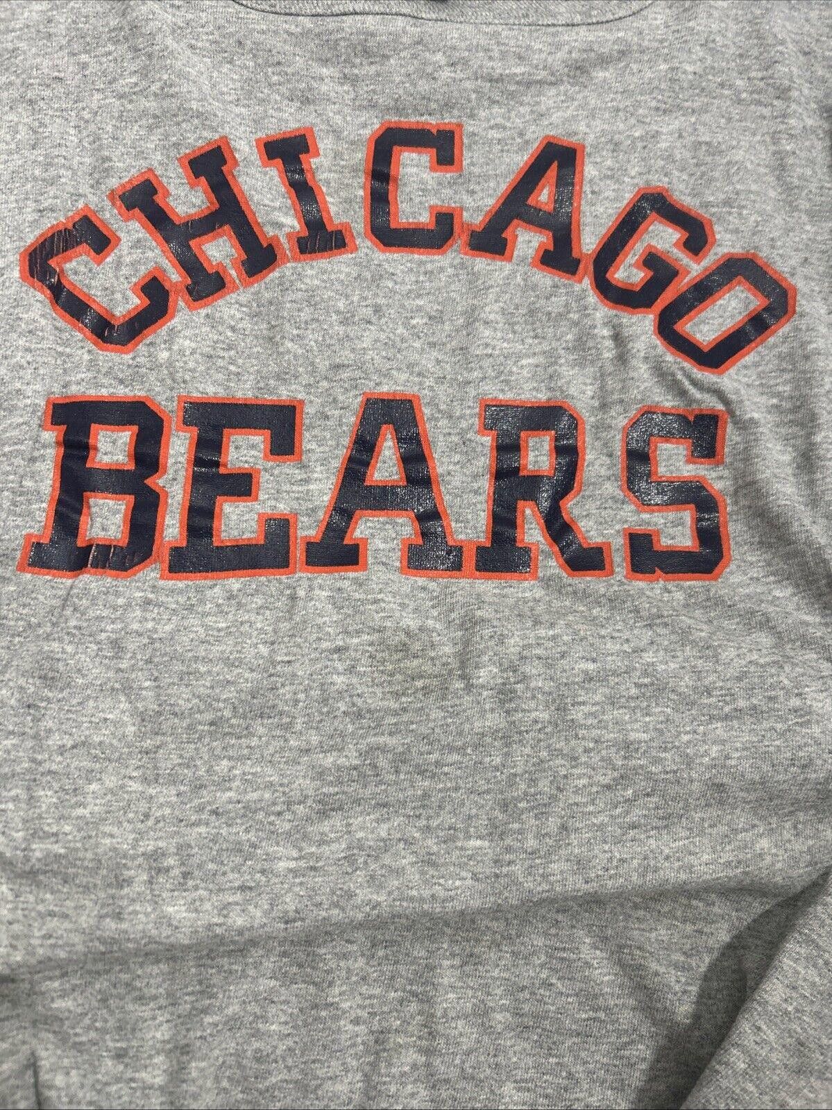 Starter Vintage 80s 90s NFL Starter Chicago Bears Gray T Shirt Size ONE SIZE - 3 Thumbnail