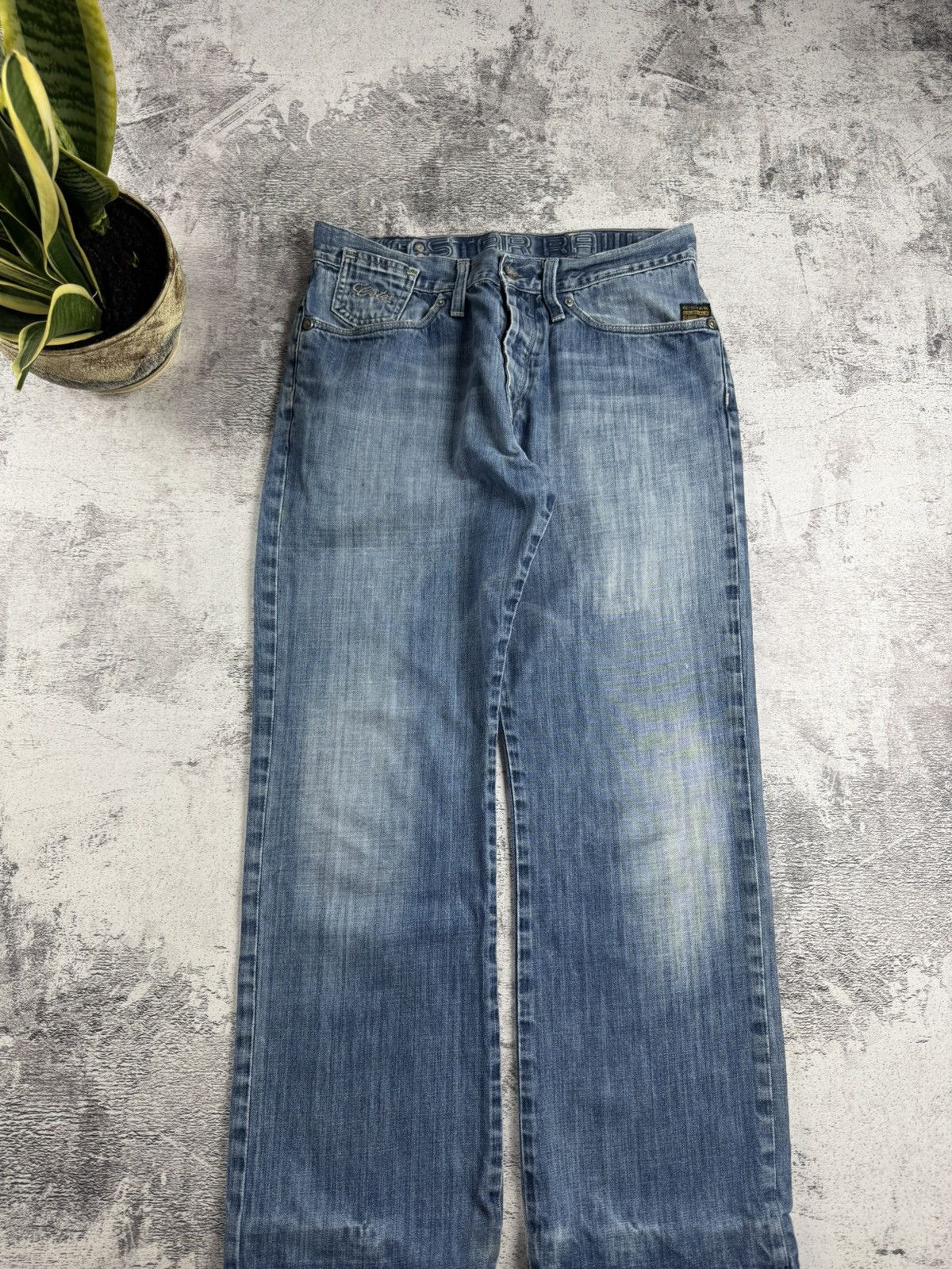 G-Star G-Star Denim Distressed W34/L34 Vintage Pants Trousers Jeans Size US 34 / EU 50 - 6 Thumbnail