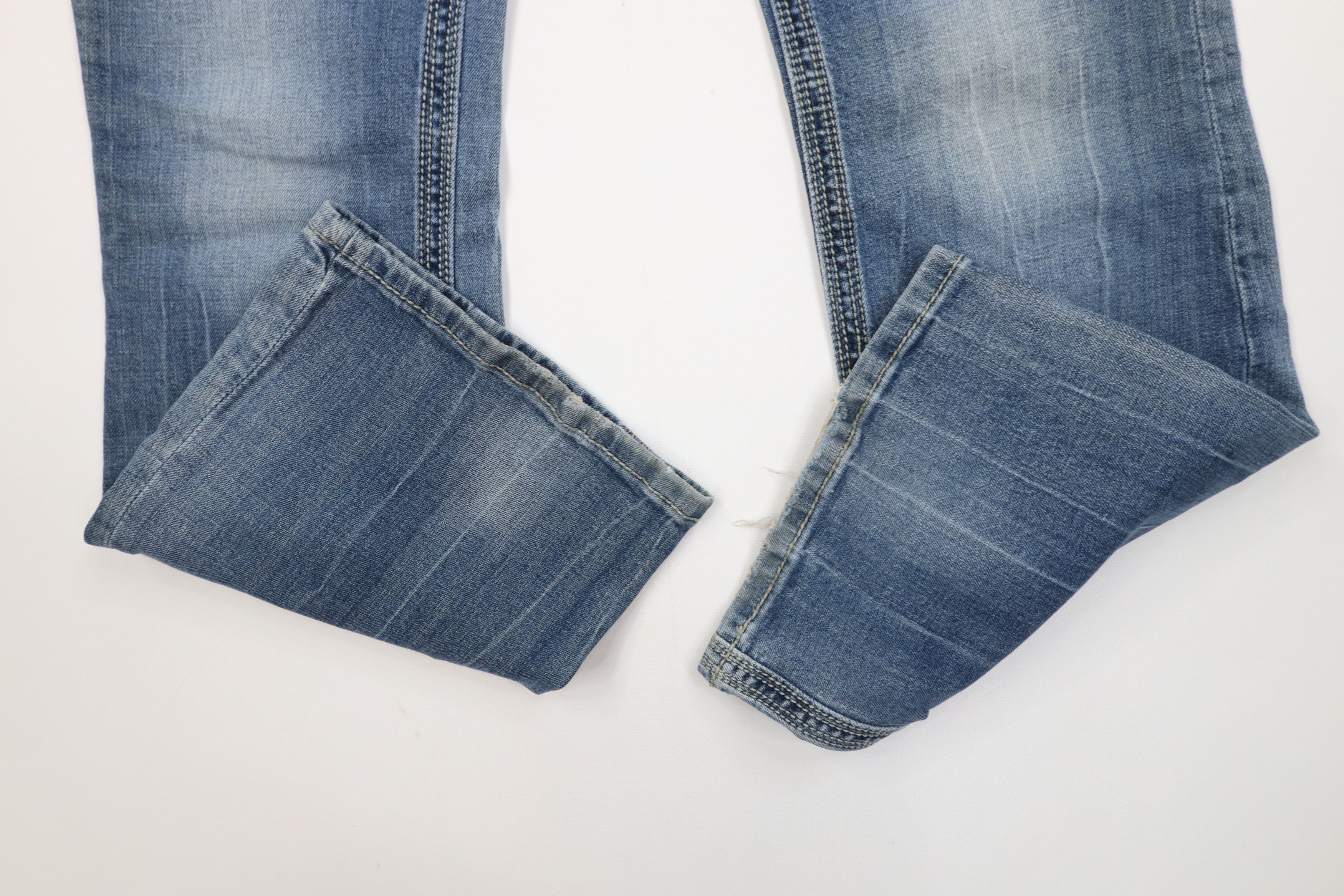 Express Y2K Express ReRock Stitch Flared Boot Cut Denim Jeans Blue Size 30" / US 8 / IT 44 - 5 Thumbnail