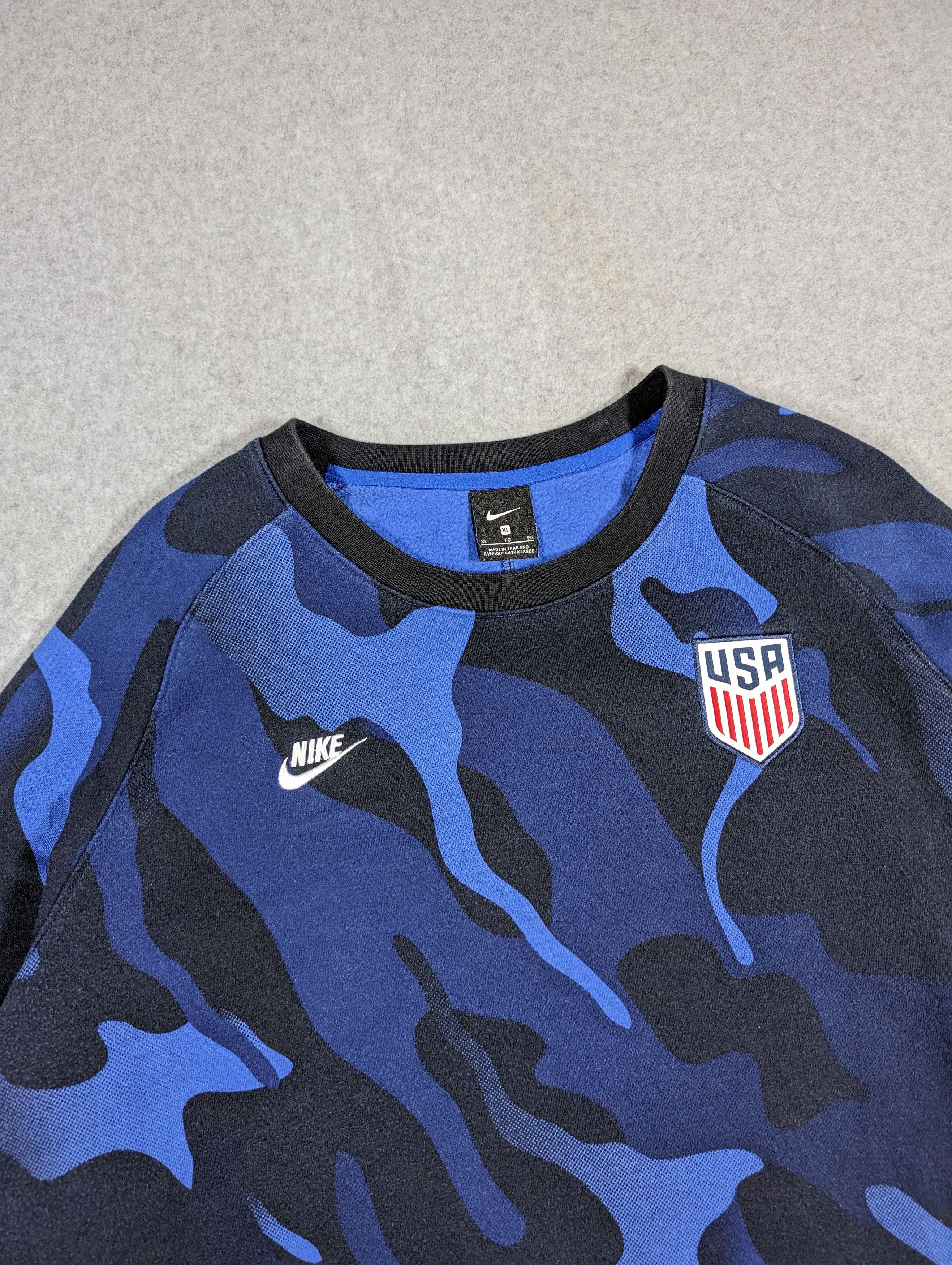 Nike × USA Olympics Nike USMSNT Sweatshirt Camo USA National Team Size US L / EU 52-54 / 3 - 13 Thumbnail